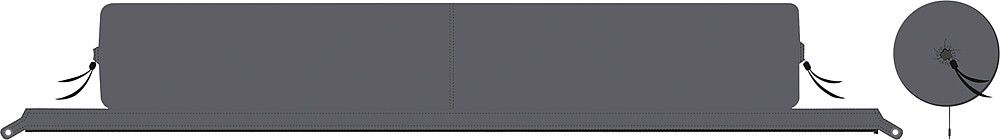 9961699100 Kissenrolle Grau