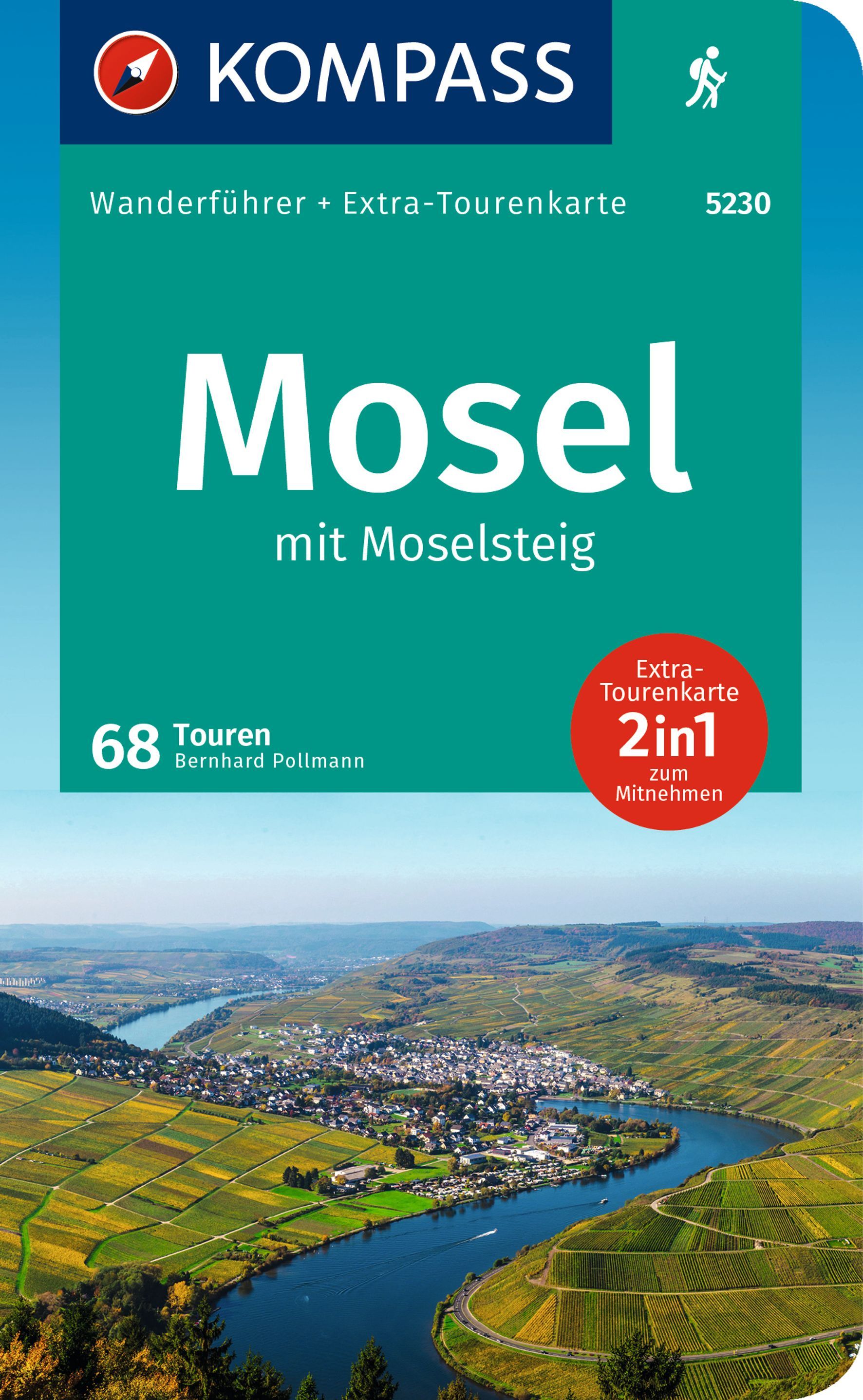 9783991218470 Cover Kompass Wanderführer Mosel