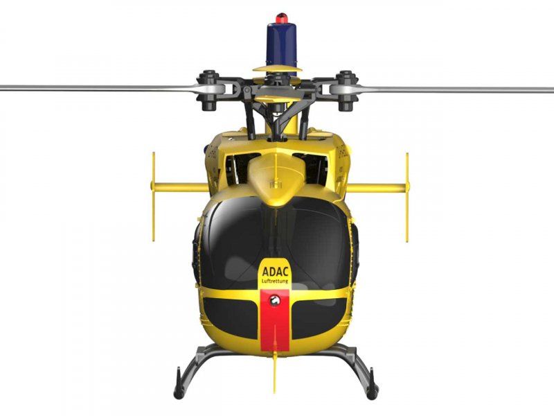 ec135-helicopter-adac-rtf-4 ADAC Hubschrauber, gelb, von vorne