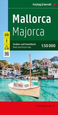6 Mallorca, Straßen- und Freizeitkarte 1:50.000, f&b