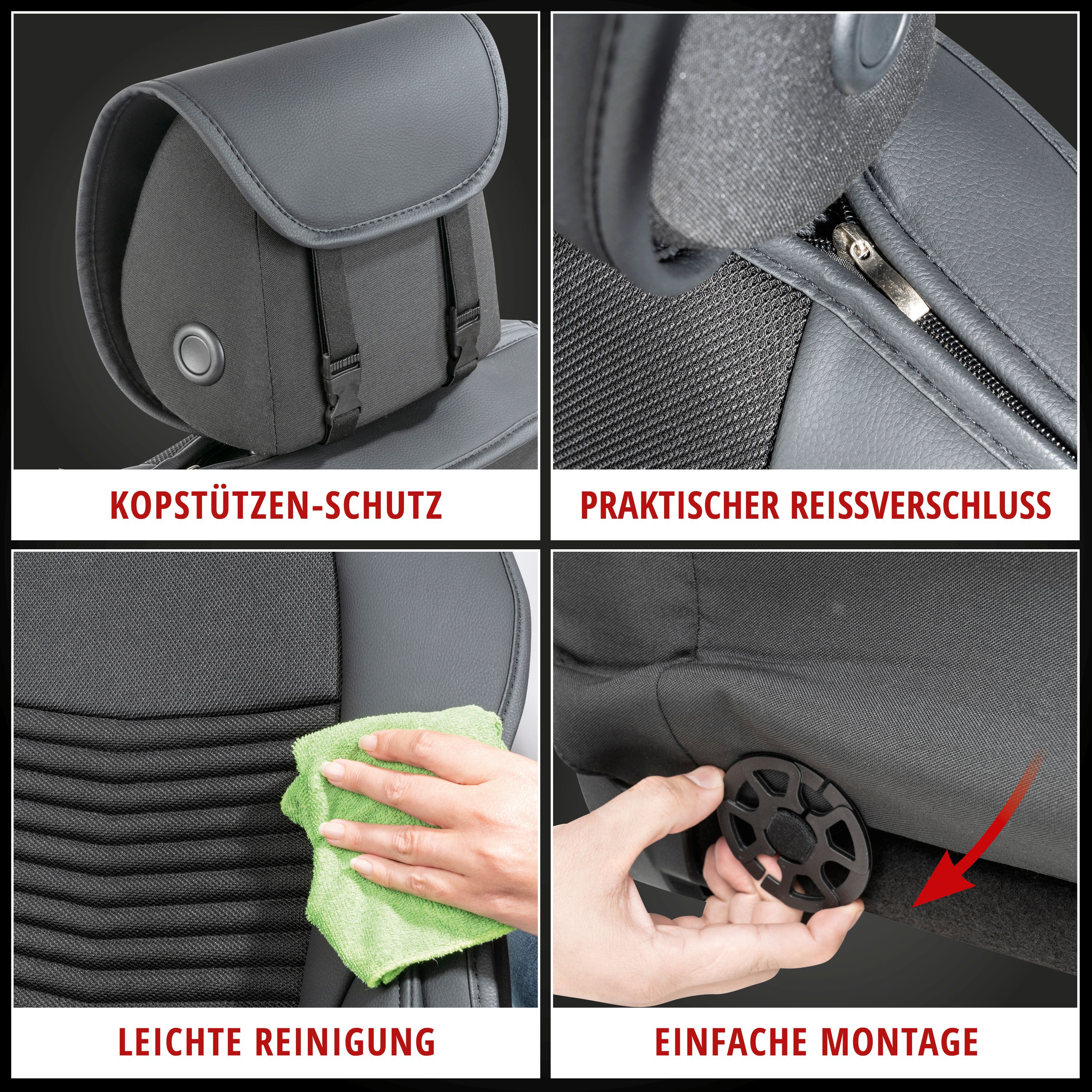 Sitzaufleger Max, einfache Montage