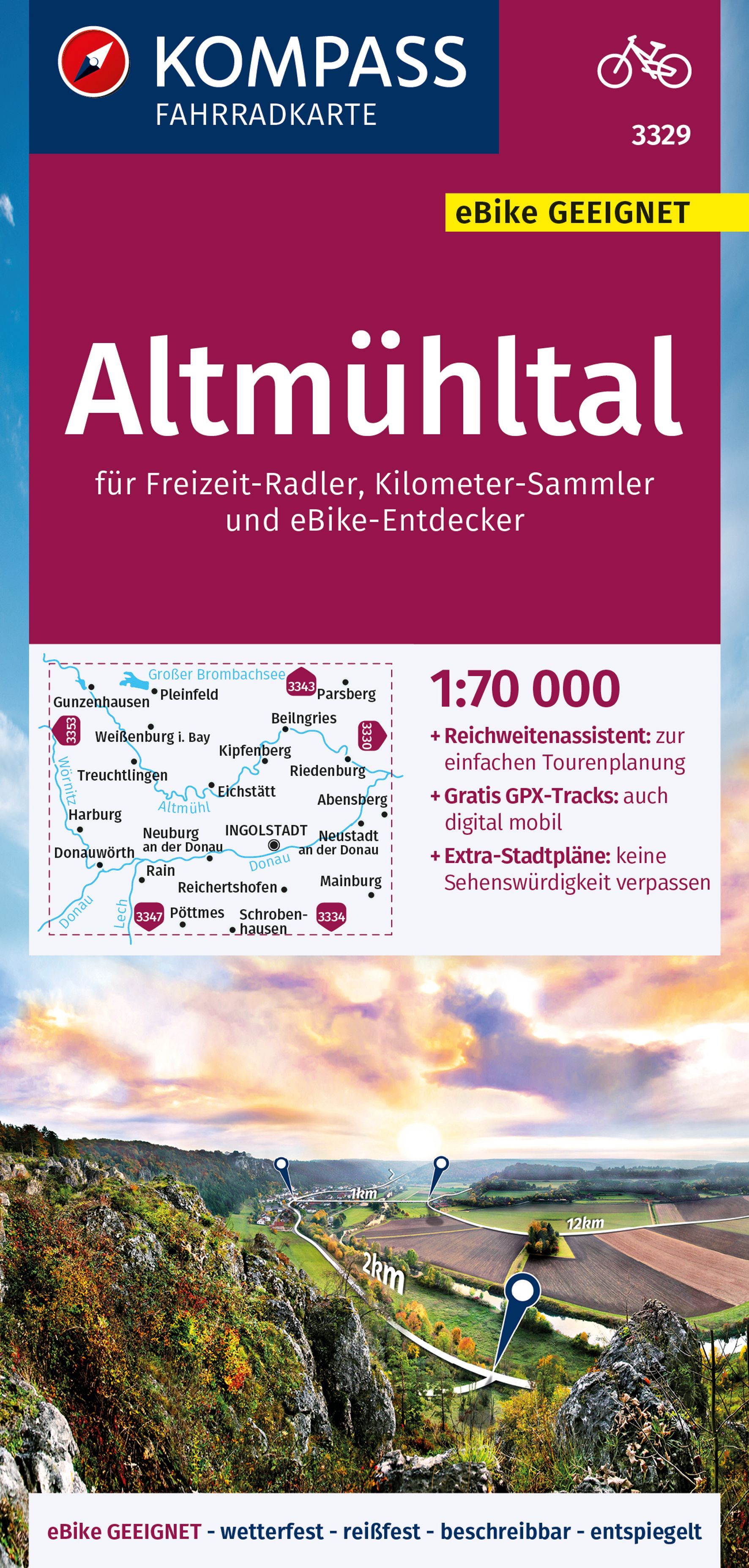 9783991214946 Cover, Karte Altmühltal