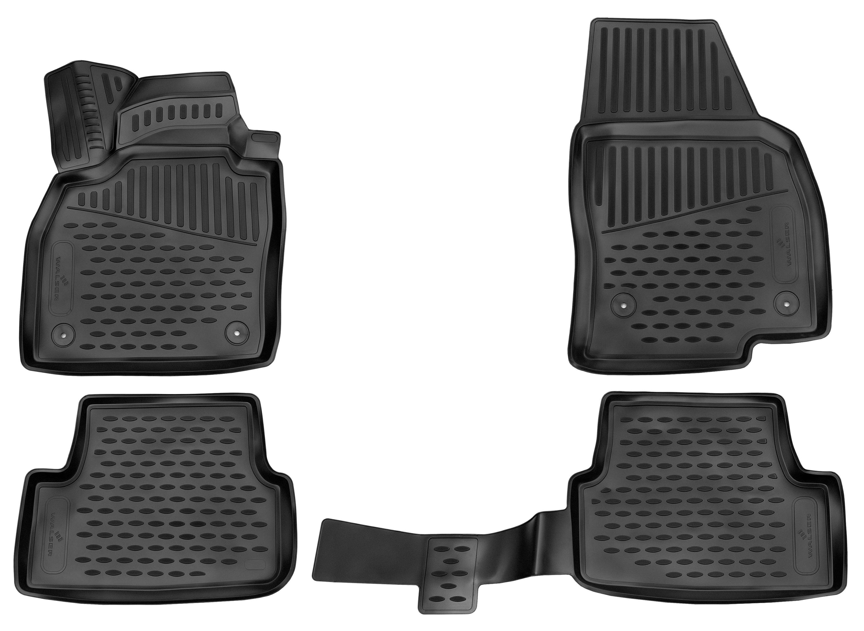 9001778750648_001 Fußmatte, Gummimatten XTR für VW Polo VI 2, schwarz