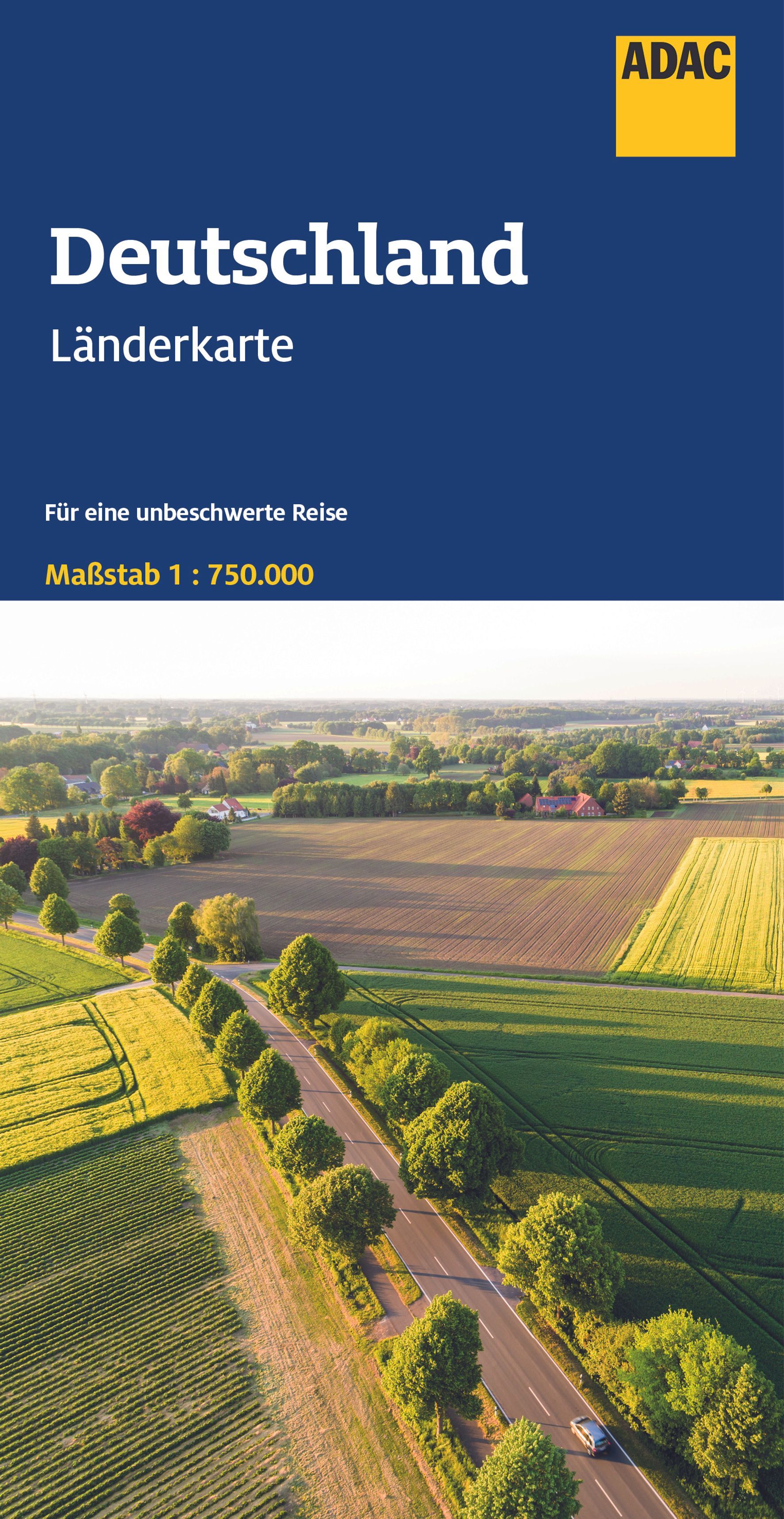 9783826423413 Cover ADAC Länderkarte Deutschland