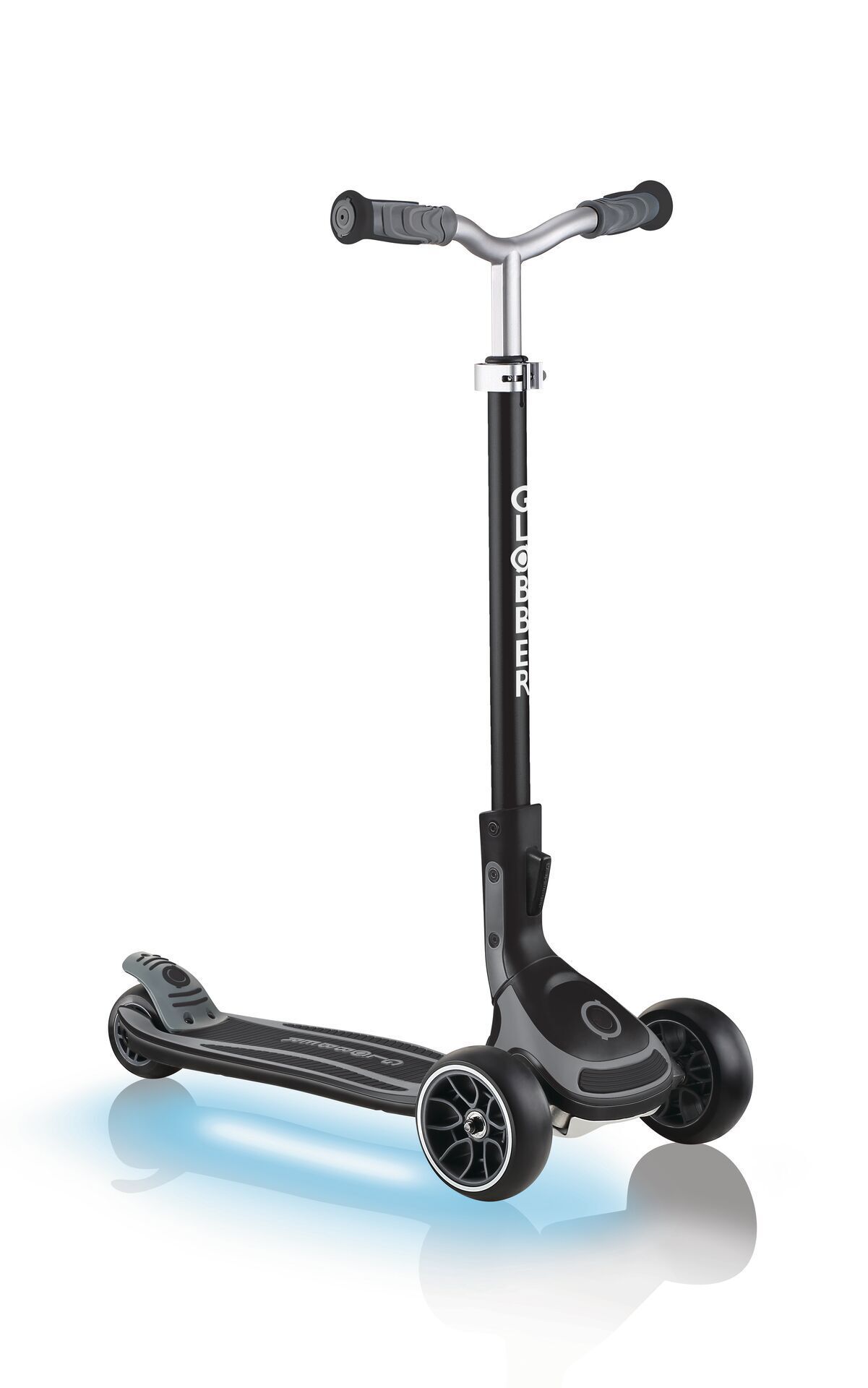 Transport, Fahrzeug, Kinderroller, Roller, Schwarz, Rad