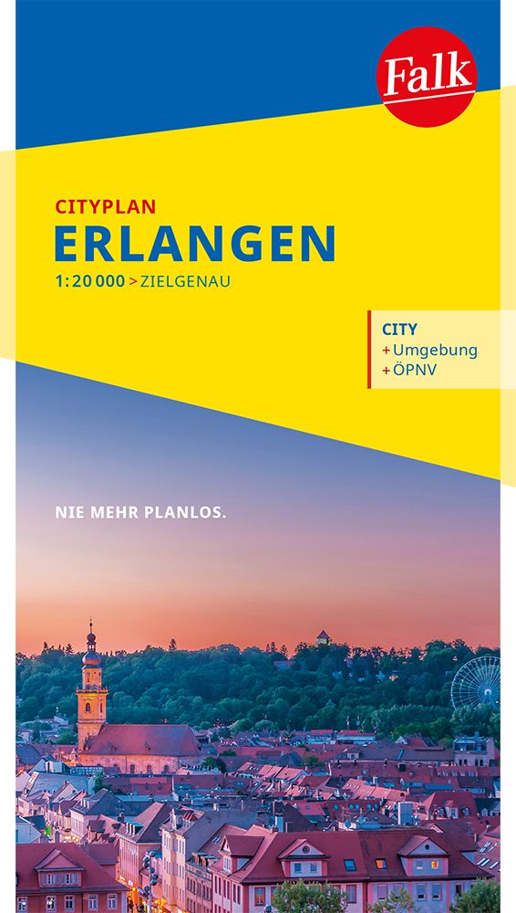 9783827901309 Cover Falk Stadtplan Erlangen