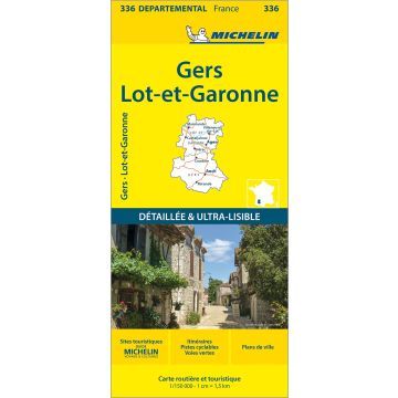 MICHELIN, Gers, Lot-et-Garonne, Détaillée, Ultra-lisible