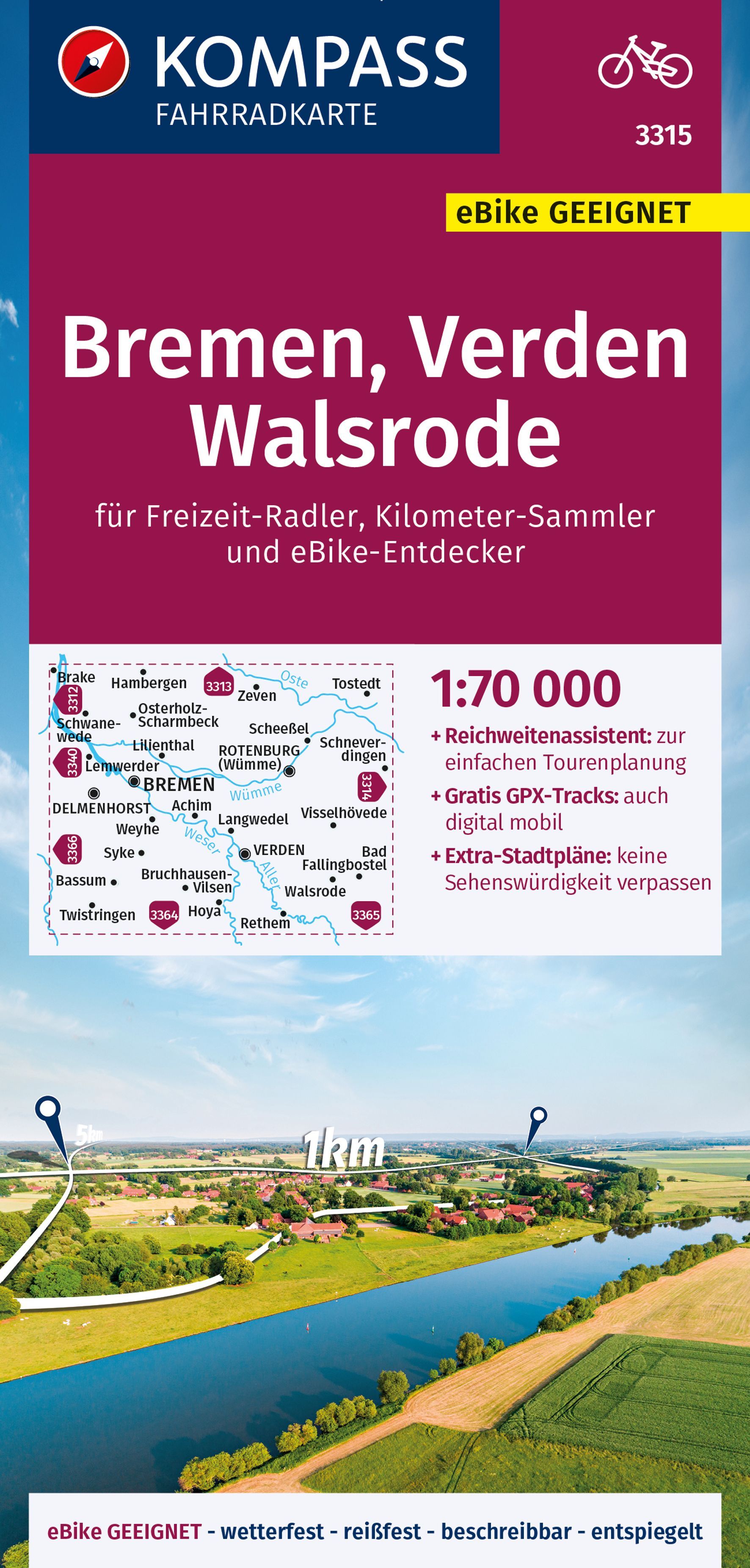 9783991214311 Cover Karte, Bremen, Verden