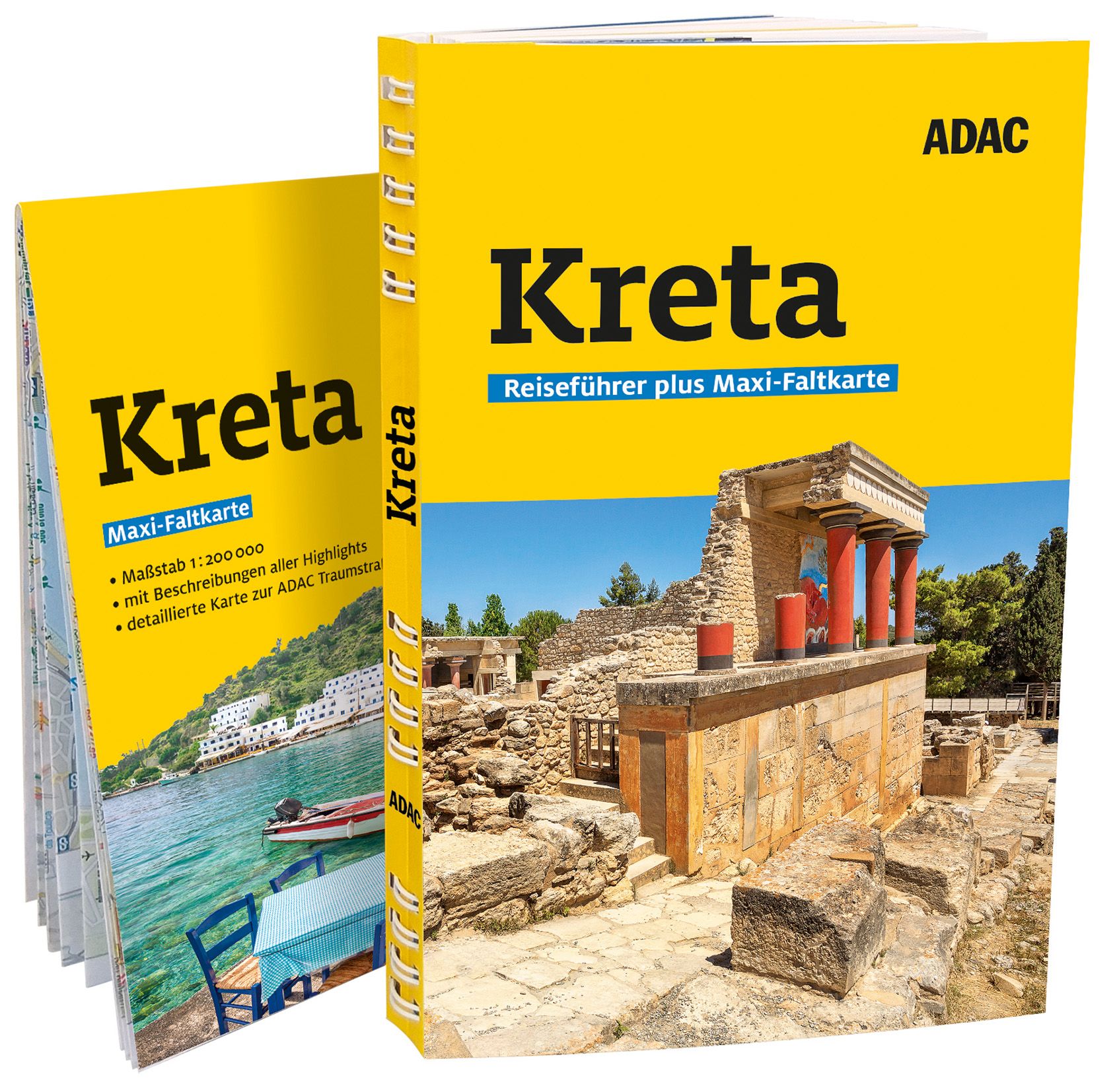 ADAC Reiseführer plus Kreta Werbung, Plakat, Veröffentlichung, Buch