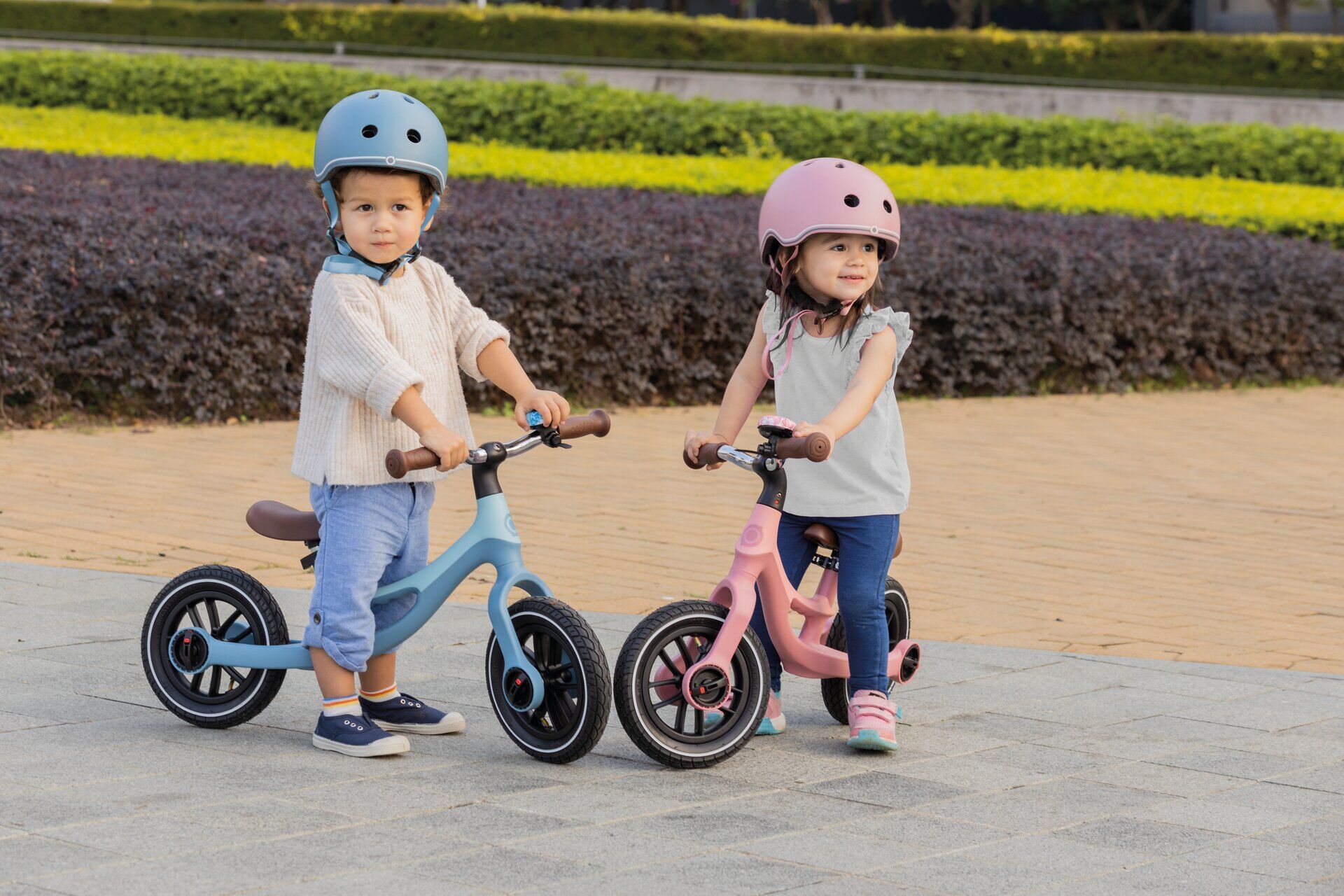 Transport, Fahrzeug, Kleinkind, Kinderrad, Laufrad, Fahrrad, Blau, Rad