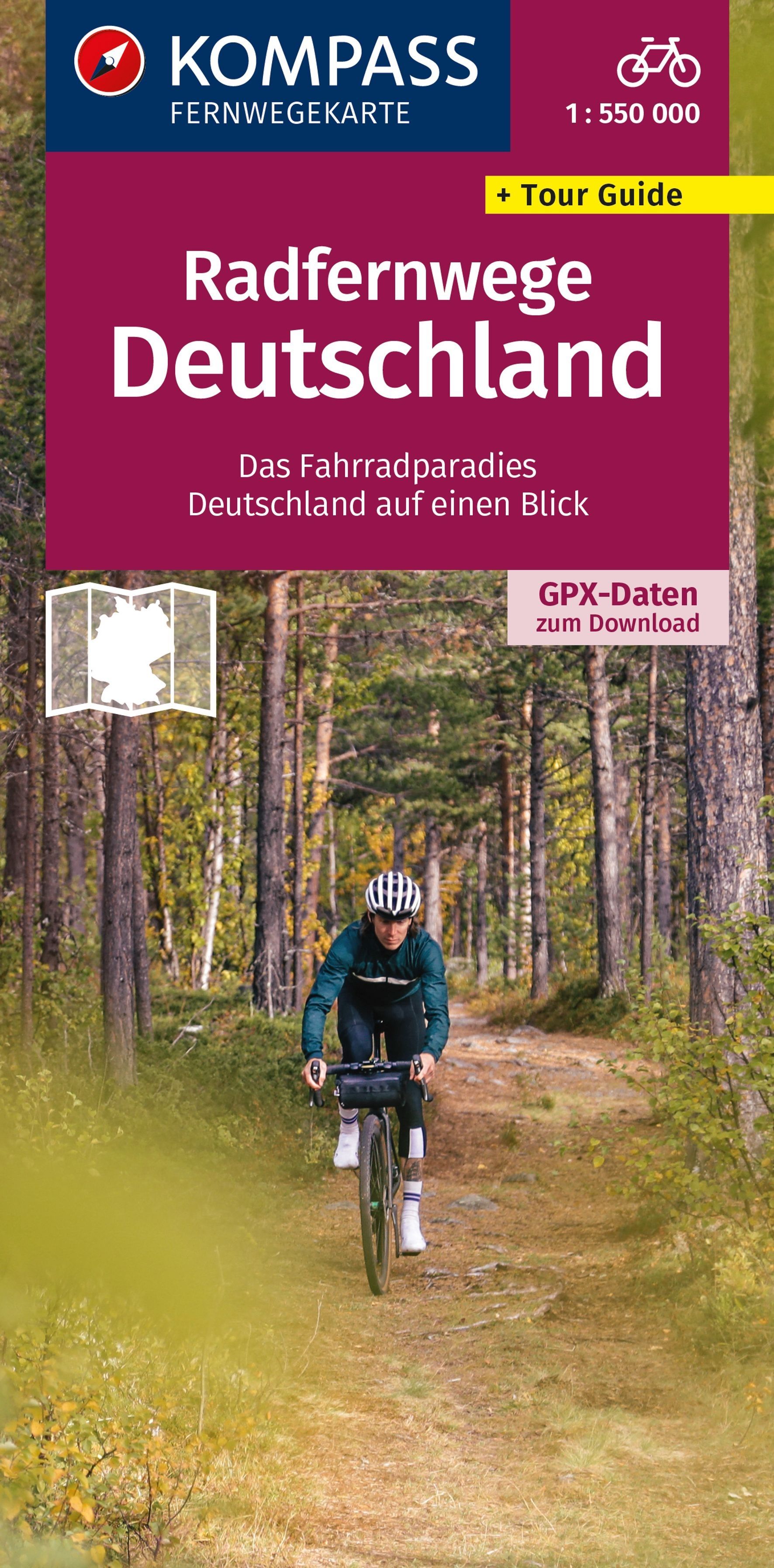 9783991215318 Cover Kompass Radfernwege Deutschland