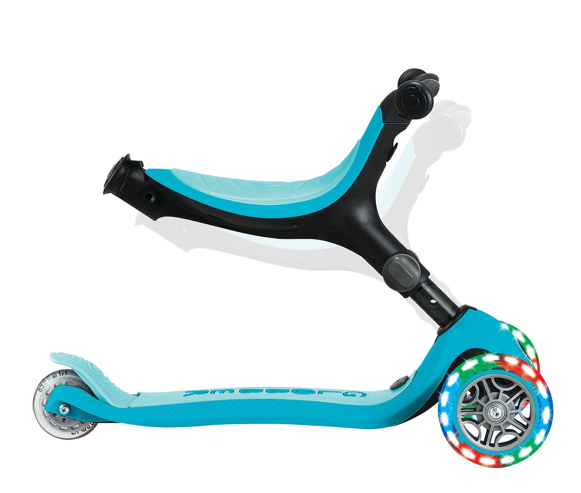 Roller, Transport, Fahrzeug, Rad,Tretroller, Türkis, Kinderroller