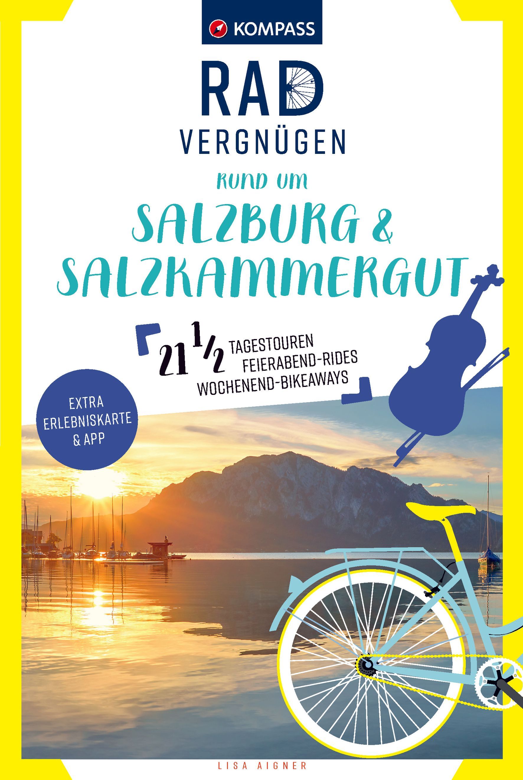 Fahrrad, Fahrradposter, Salzburg, See, Sommer