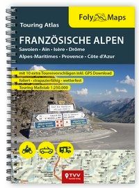 8-002 FolyMaps Touringatlas Französische Alpen 1:250.000