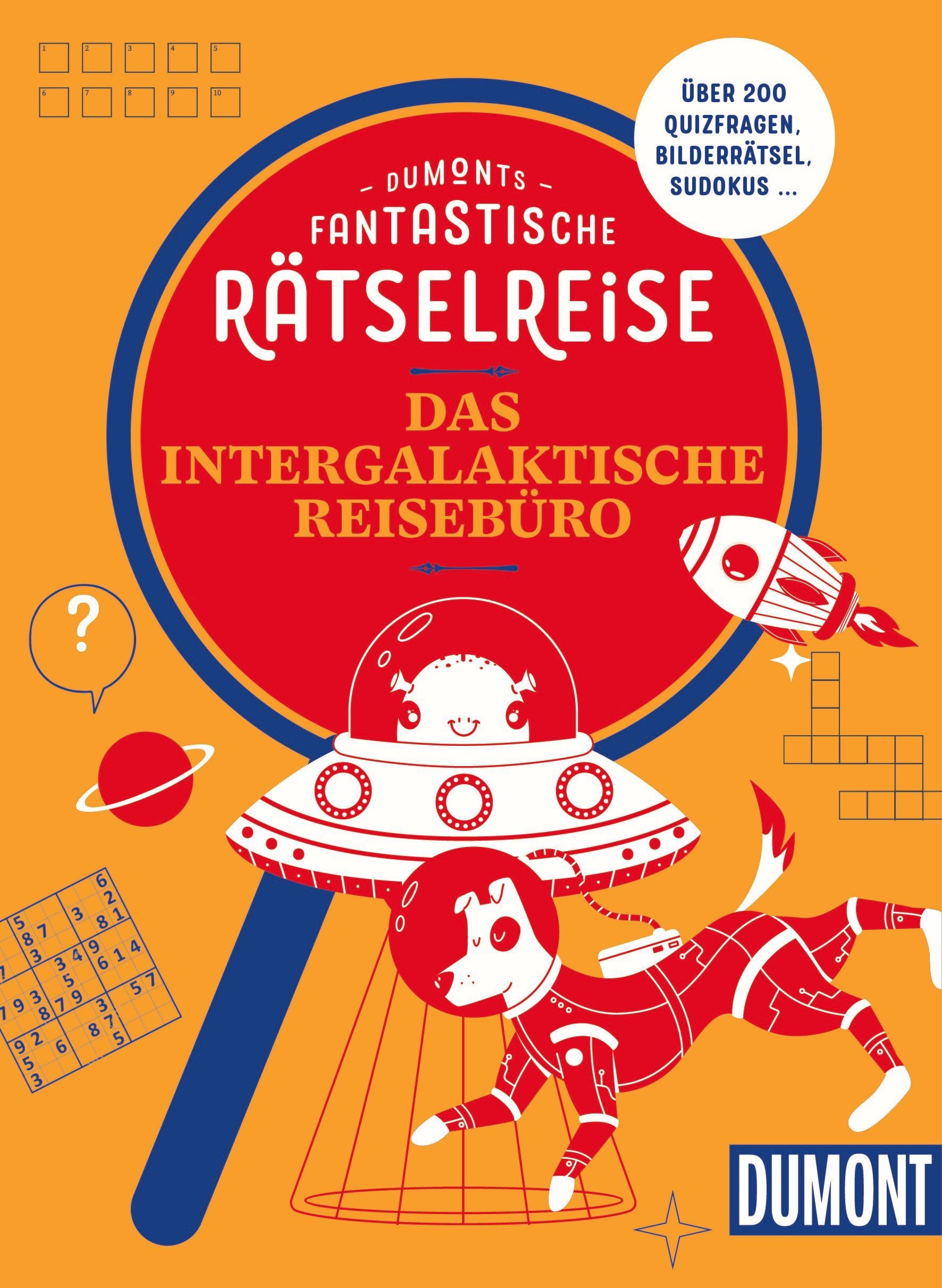 DUMONTs Rätselreise Das intergalaktische Reisebüro Werbung, Plakat