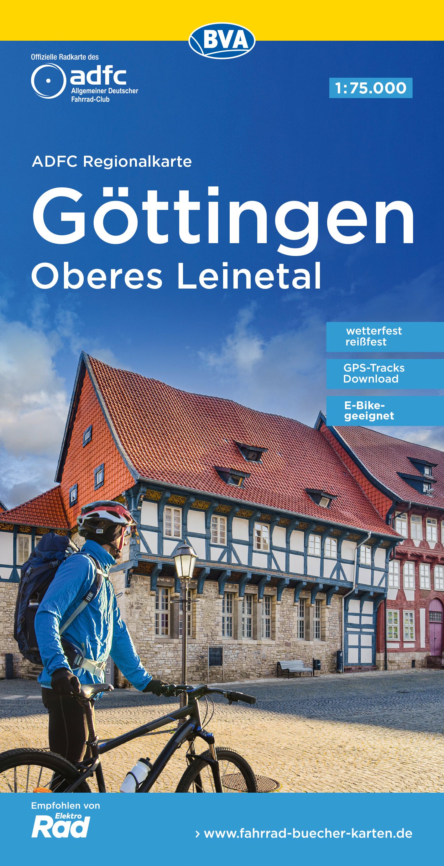 978-3-96990-060-4 Cover ADFC Regionalkarte Göttingen, Oberes Leinetal