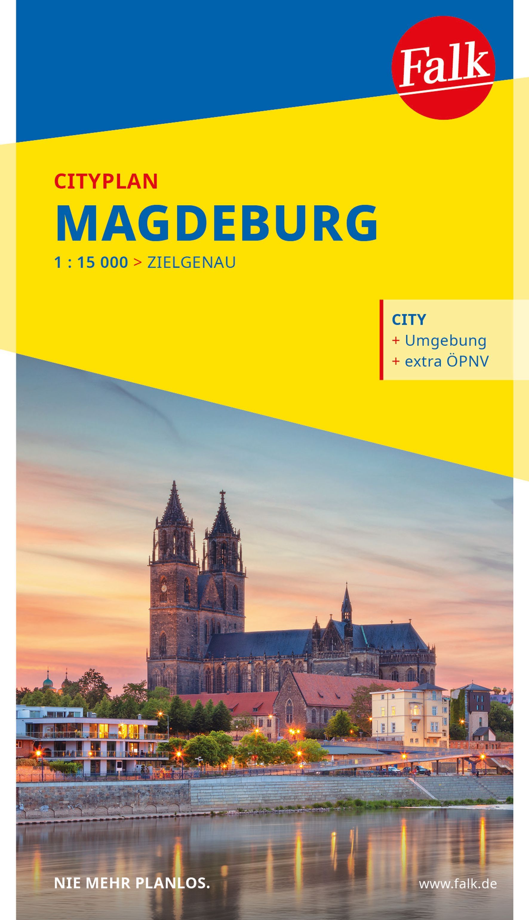 Stadtplan, Magdeburg, Stadtkarte, Reiseplakat, Stadtansicht