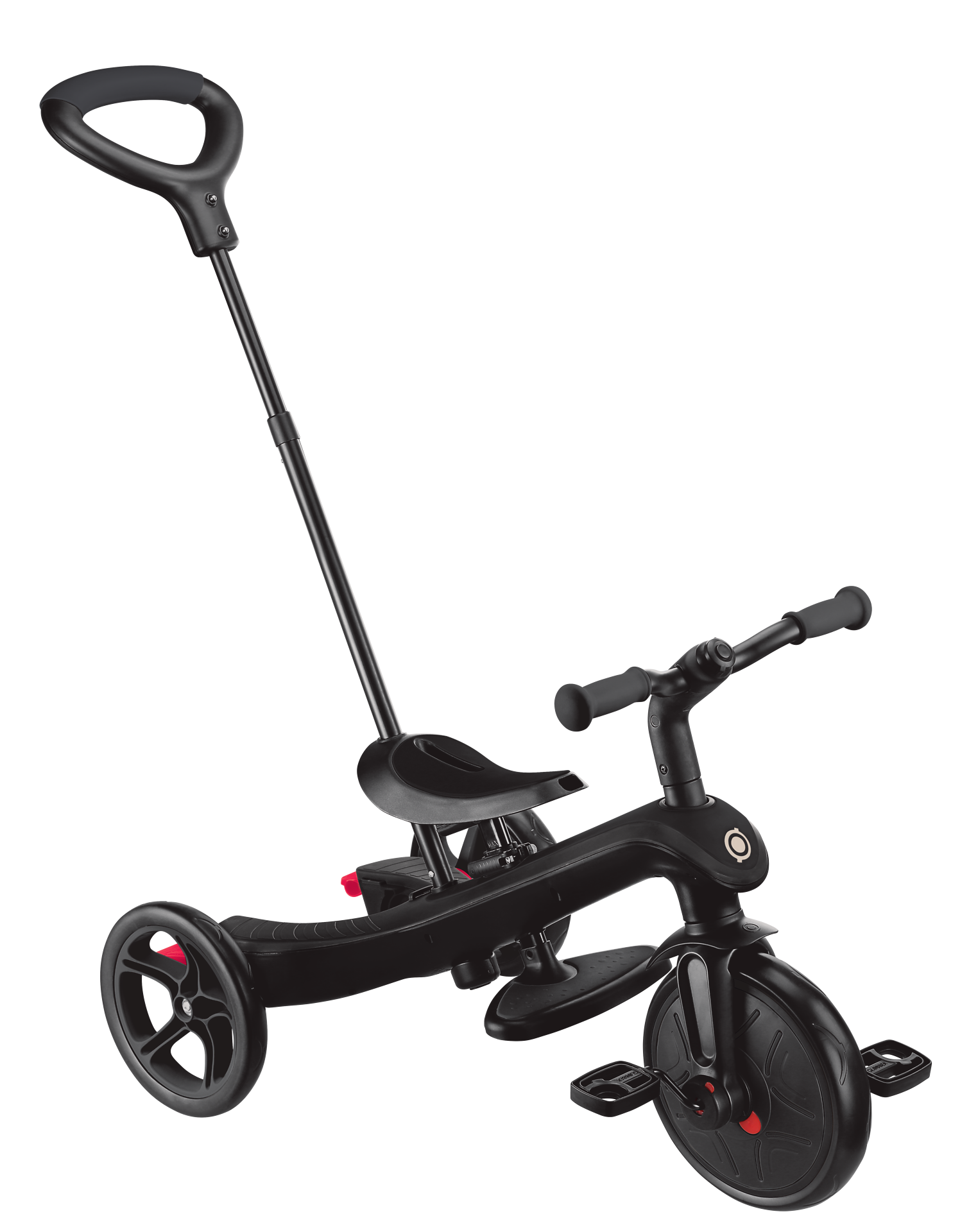 Transport, Fahrzeug, Kinderroller, Dreirad, Schwarz, Rad