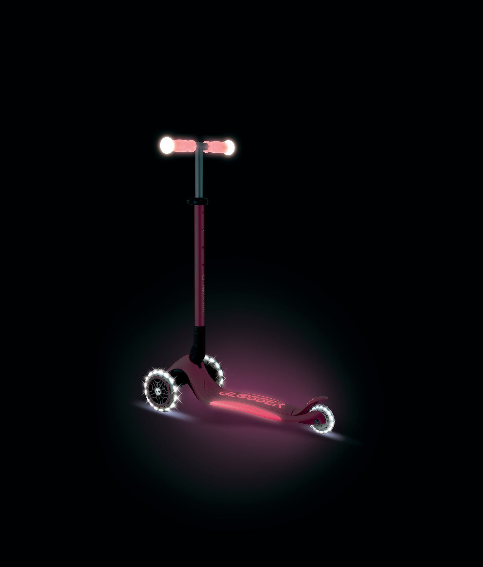 Transport, Fahrzeug, Kinderroller, Tretroller, Rosa, Rad