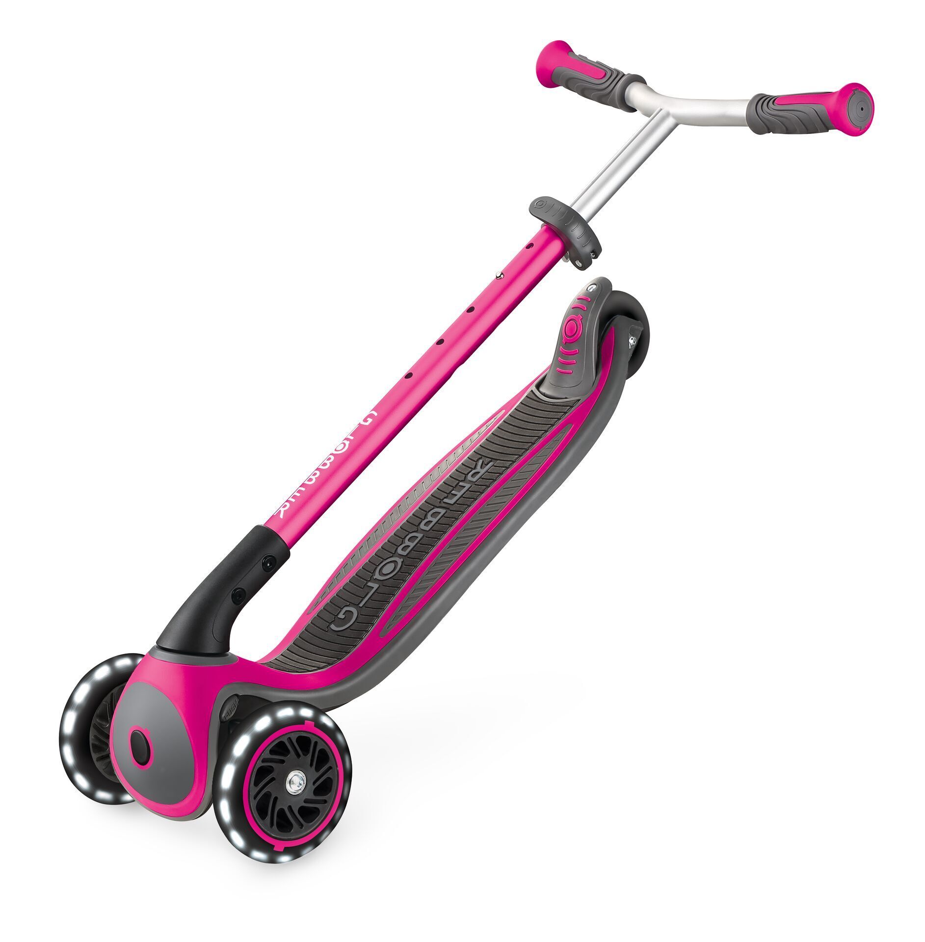 Transport, Fahrzeug, Kinderroller, Tretroller, Pink, Rad
