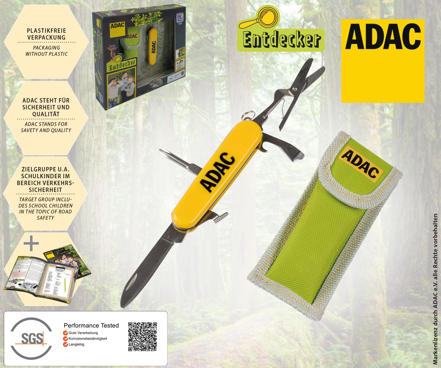 ADAC Kindertaschenmesser Waffe