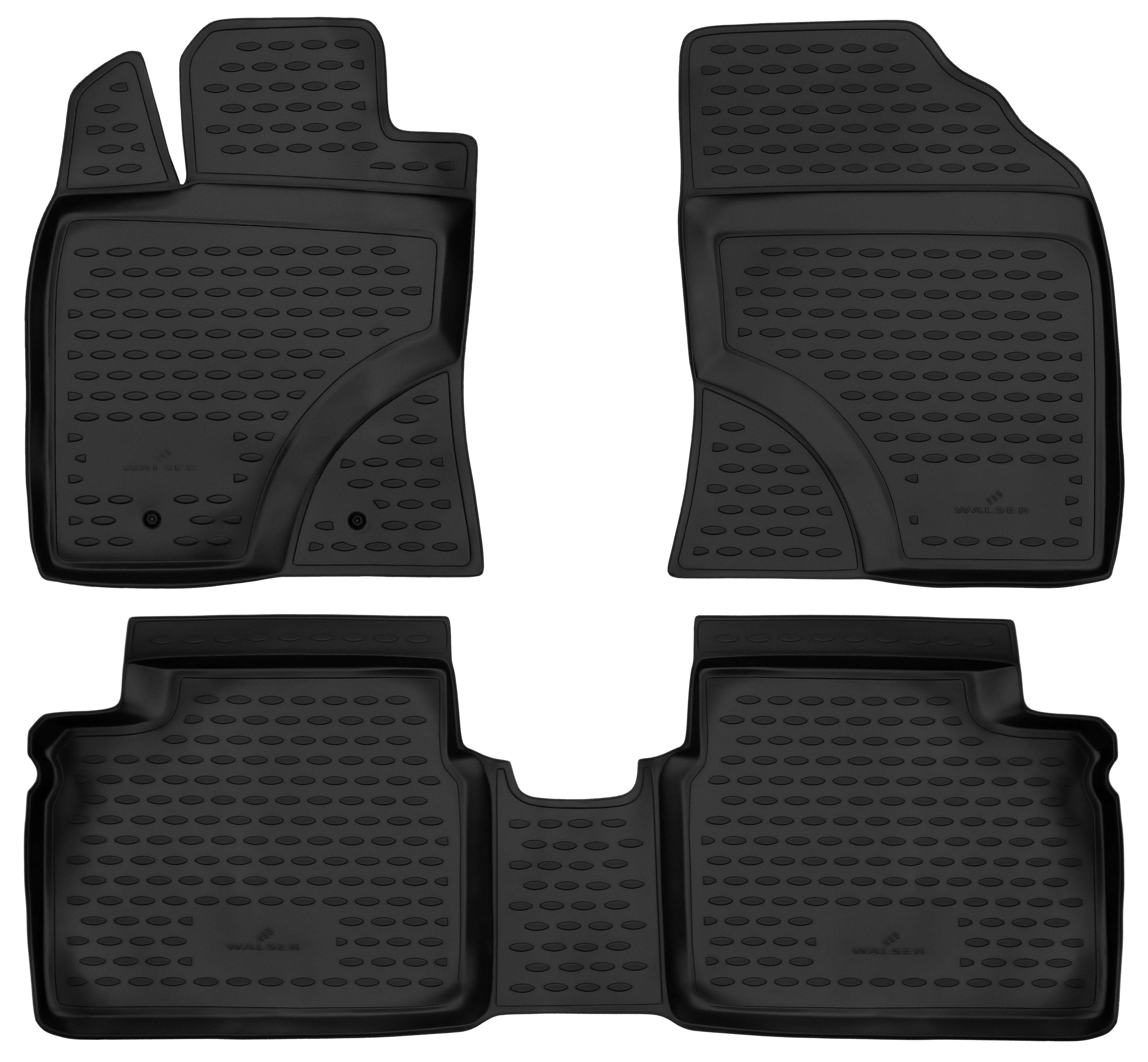 9001778751218_001 Fußmatten, Gummimatten XTR für Toyota Avensis Kombi, schwarz