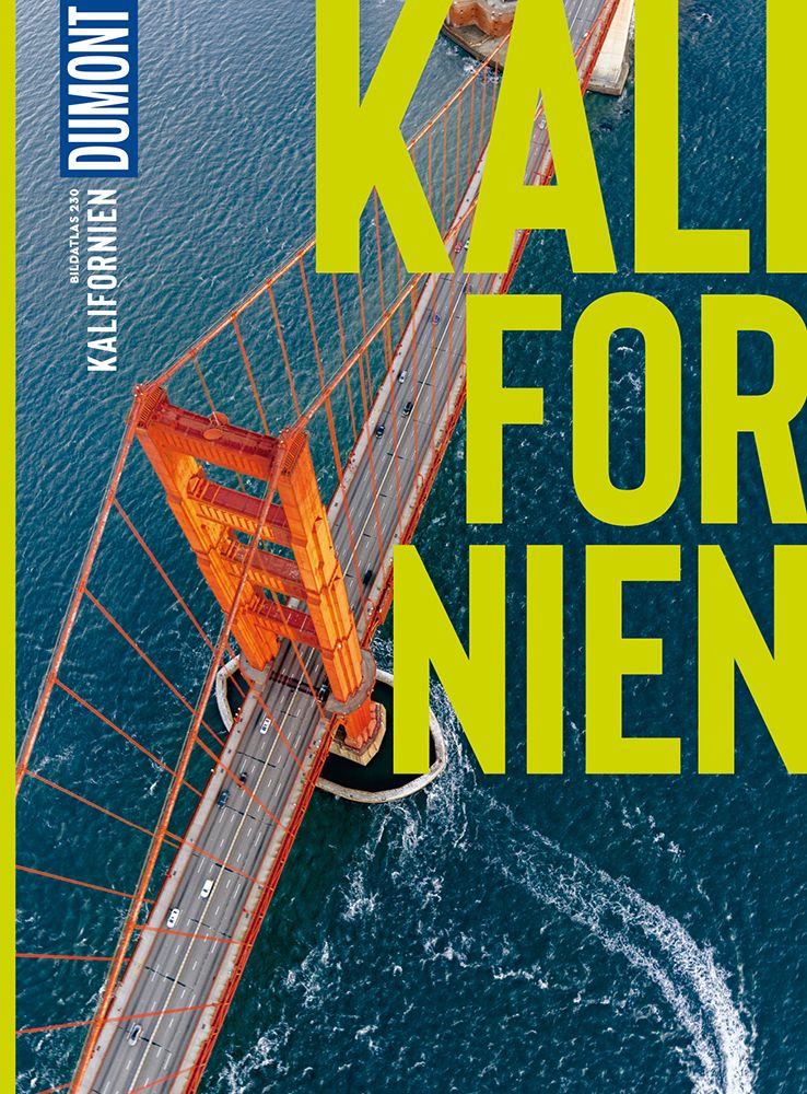 9783770191871 DuMont BILDATLAS Kalifornien, Rote Brücke überm Meer von oben