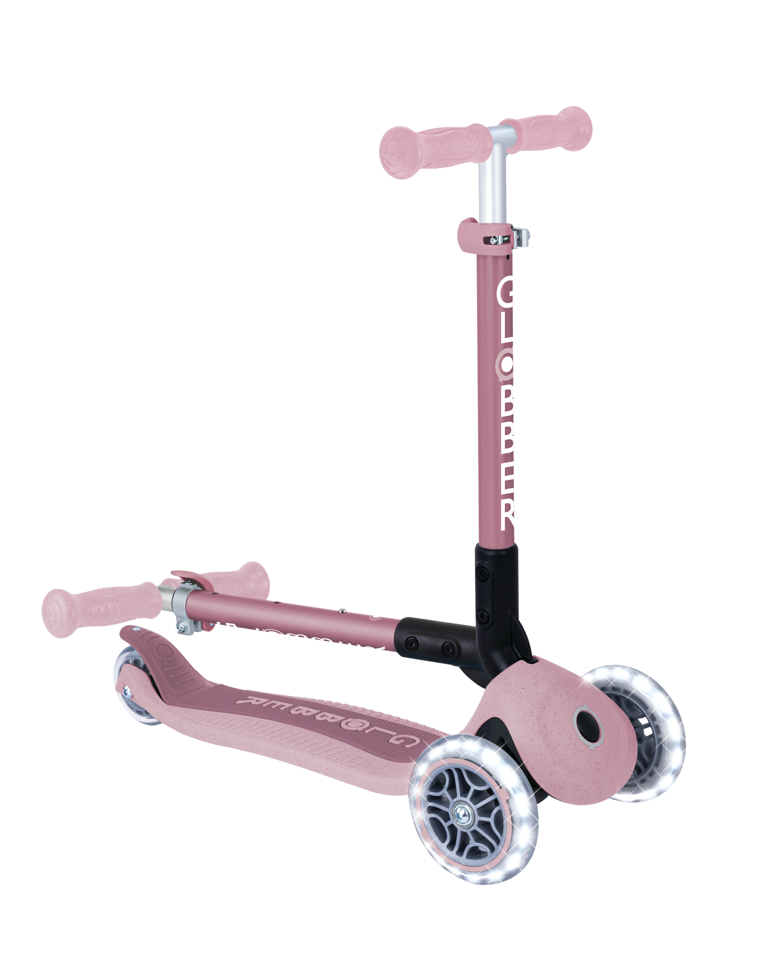 Transport, Fahrzeug, Kinderroller, Tretroller, Rosa, Rad