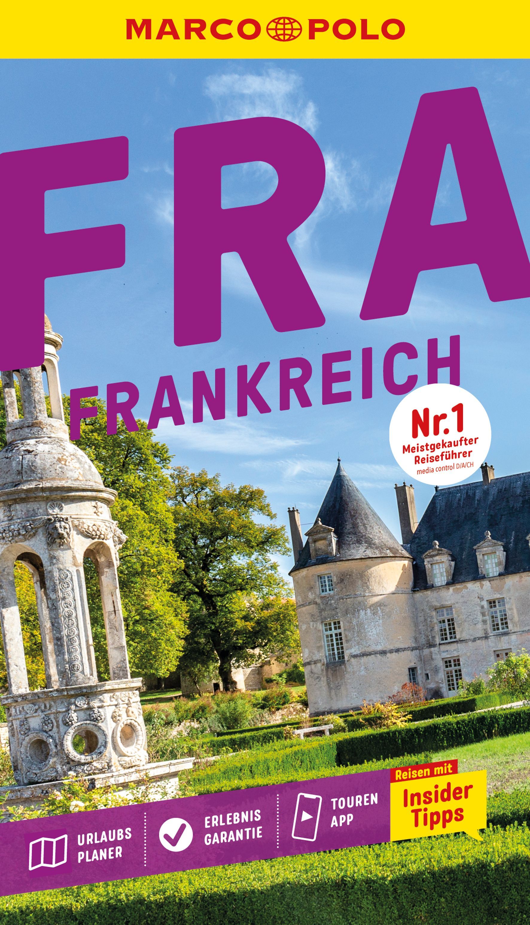MARCO POLO Reiseführer Frankreich Werbung, Architektur, Gebäude, Plakat, Veröffentlichung