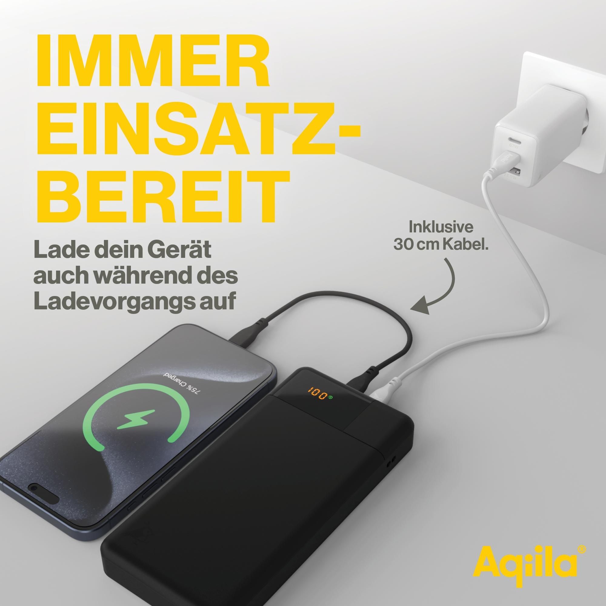 E-Scooter, Powerbank, Ladegerät, Kabel, Induktives Laden