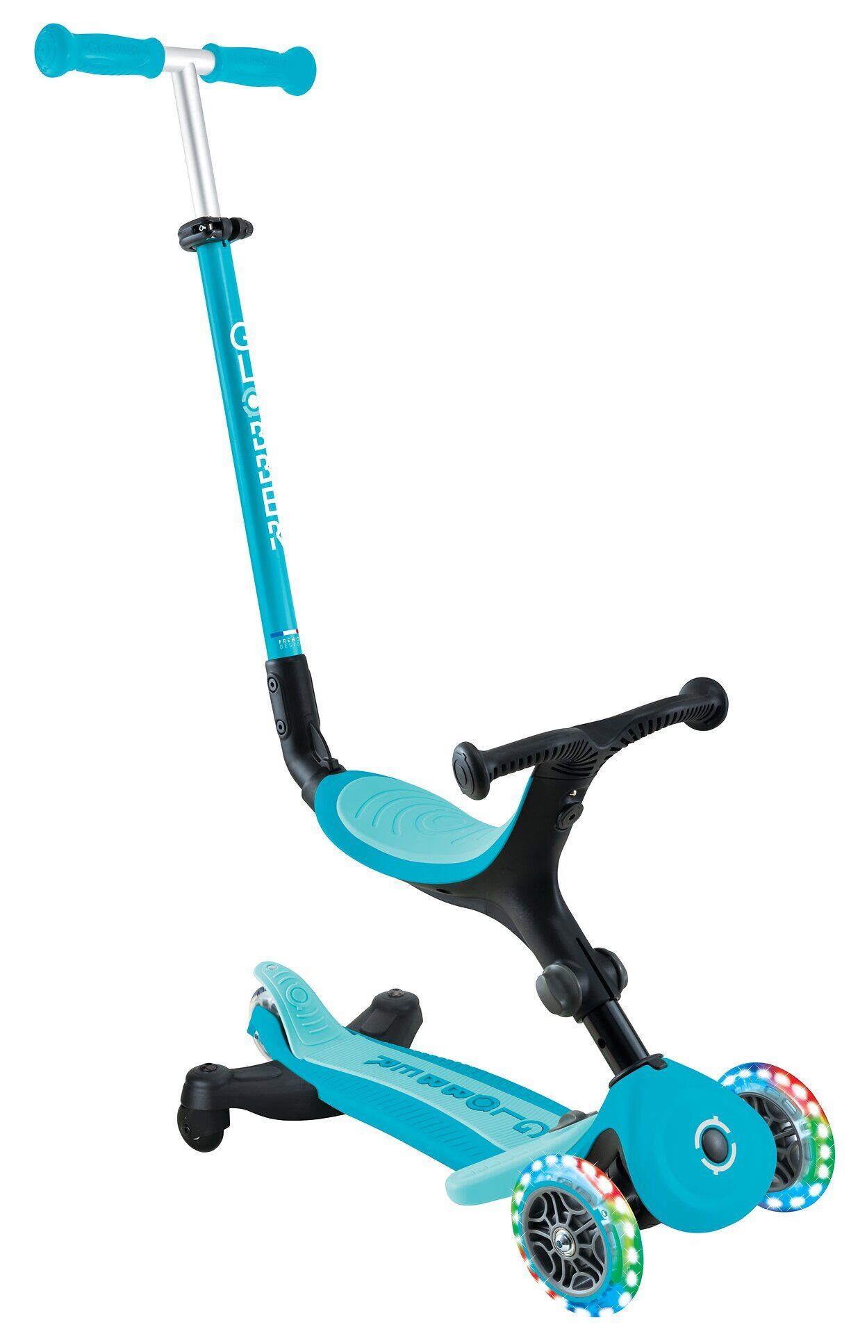 Roller, Transport, Fahrzeug, Rad,Tretroller, Türkis, Kinderroller
