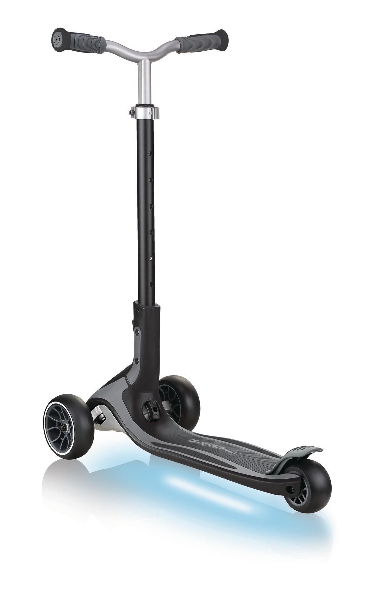 Transport, Fahrzeug, Kinderroller, Roller, Schwarz, Rad