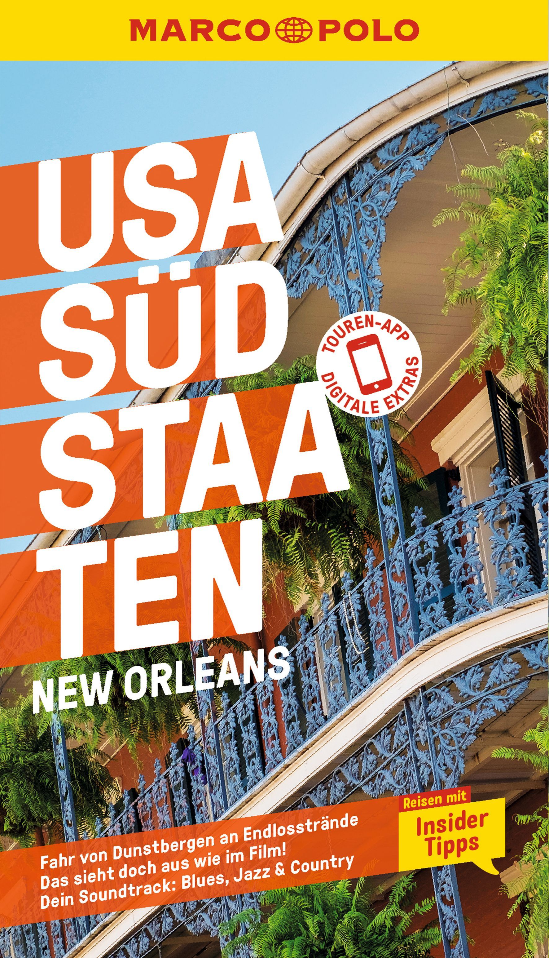 9783829751292 MARCO POLO Reiseführer USA Südstaaten, New Orleans, Cover Innenstadt