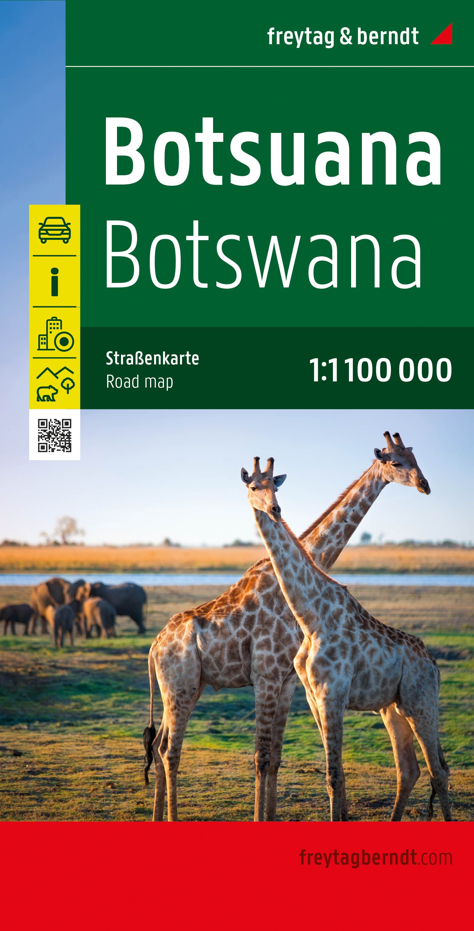 9783707921977 Cover Freytag&Berndt Straßenkarte Botsuana