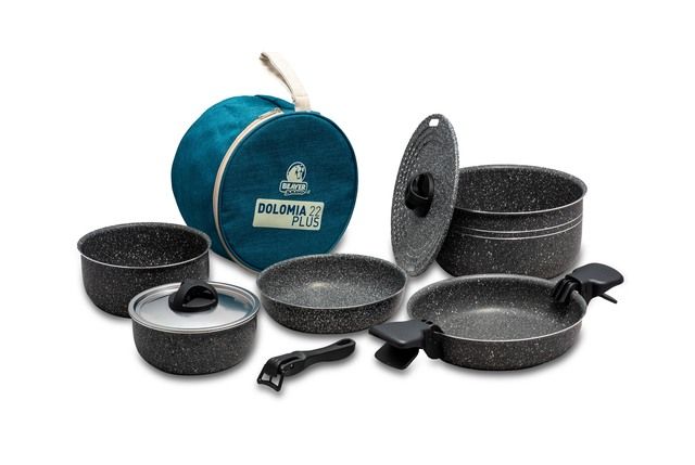 Topfset, Pfannen, Kochgeschirr, Granitoptik, Antihaft