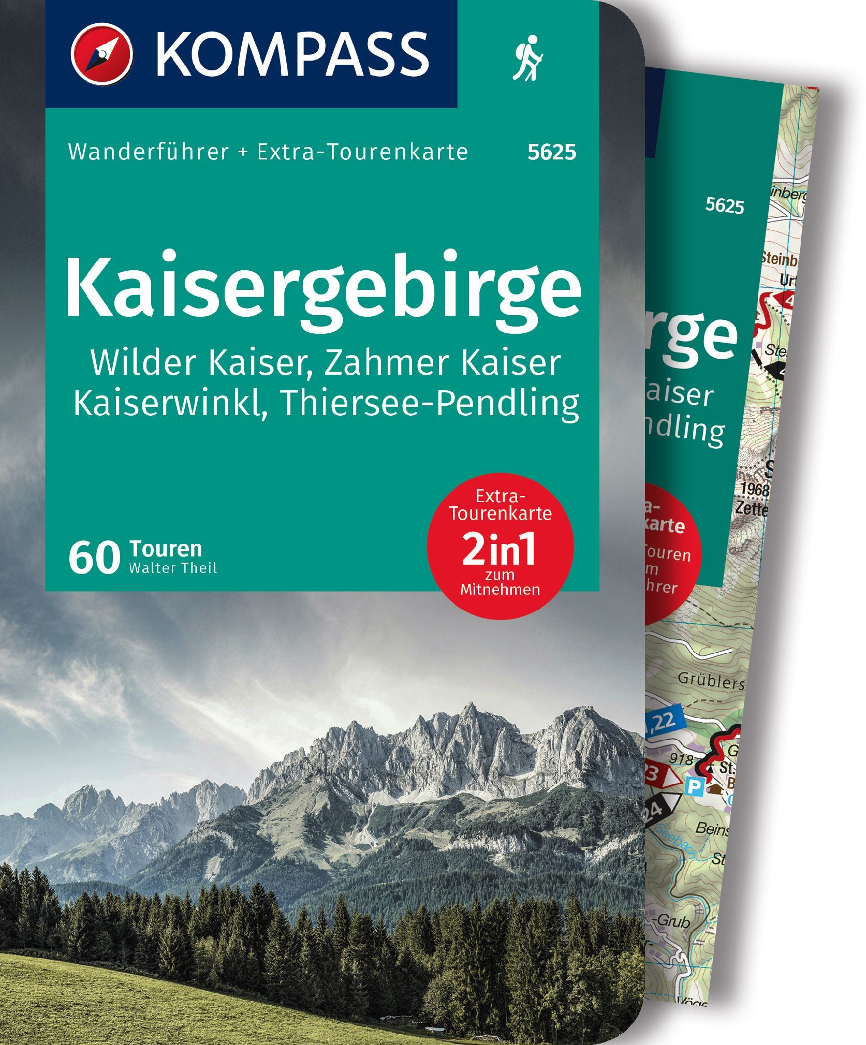9783991216070 Cover, Karte Kaisergebirge
