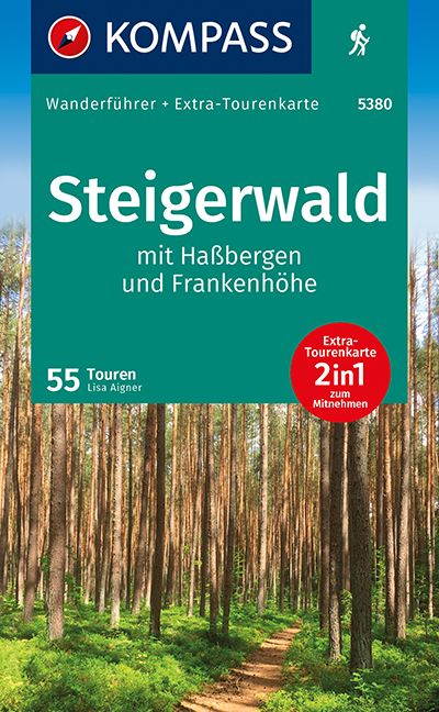 9783991214847 Cover Kompass Wanderführer Steigerwald