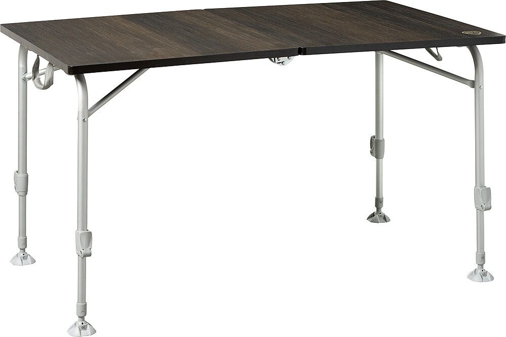 9961767100 DEFA Klapptisch Lightweight, aufgeklappt mit Holzoptik