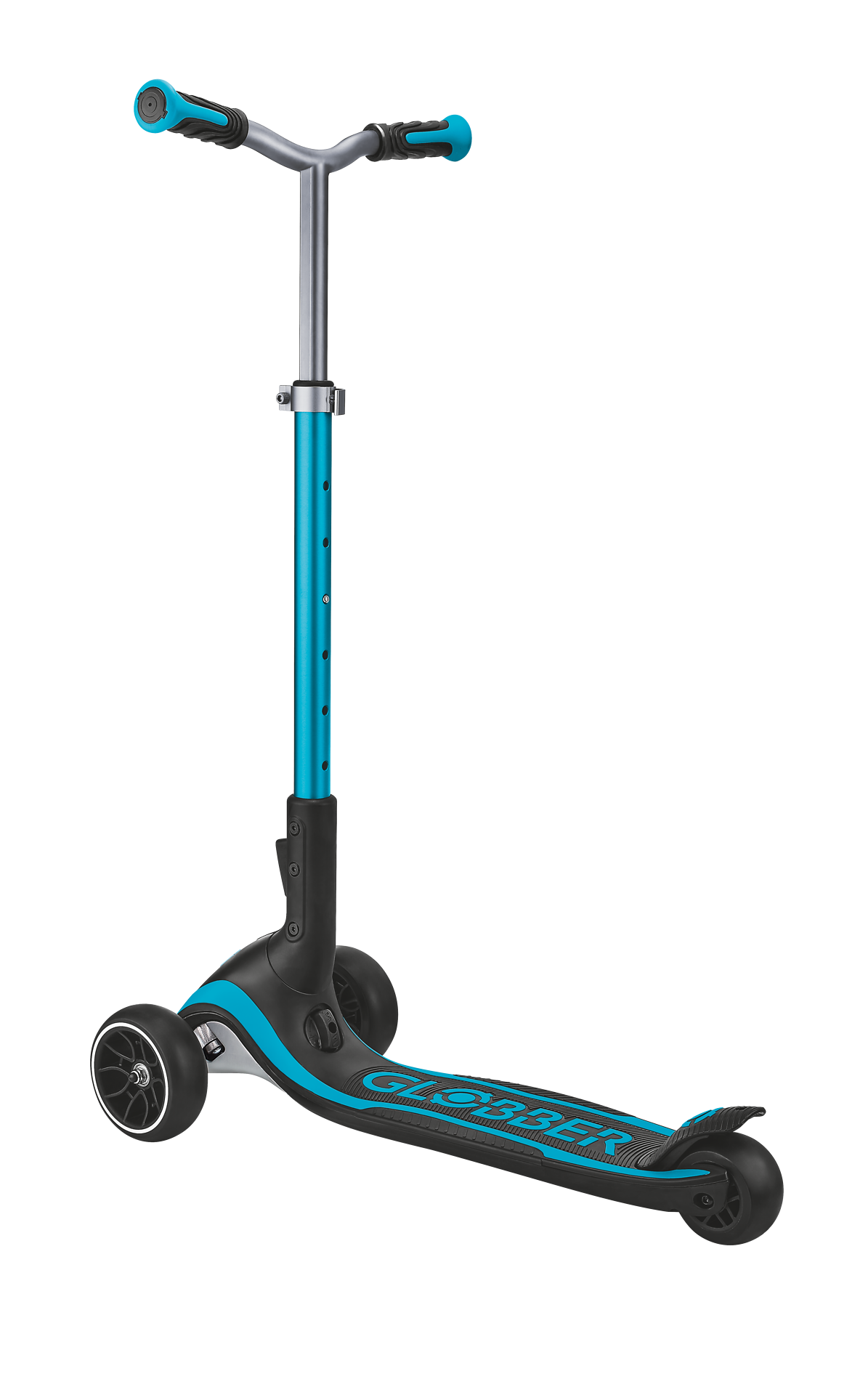 Transport, Fahrzeug, Kinderroller, Tretroller, Türkis, Rad