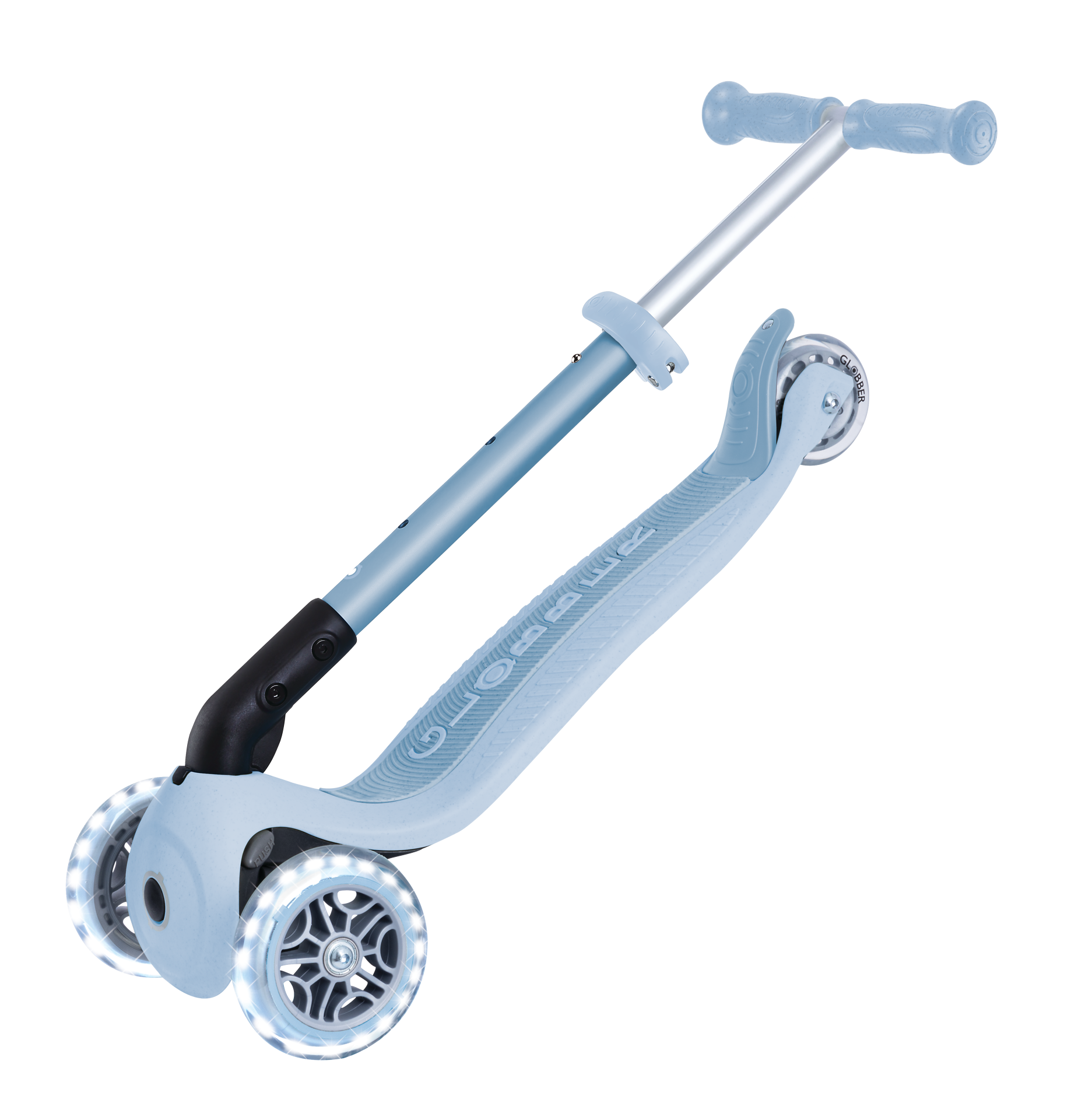 Transport, Fahrzeug, Kinderroller, Roller, Blau, Rad
