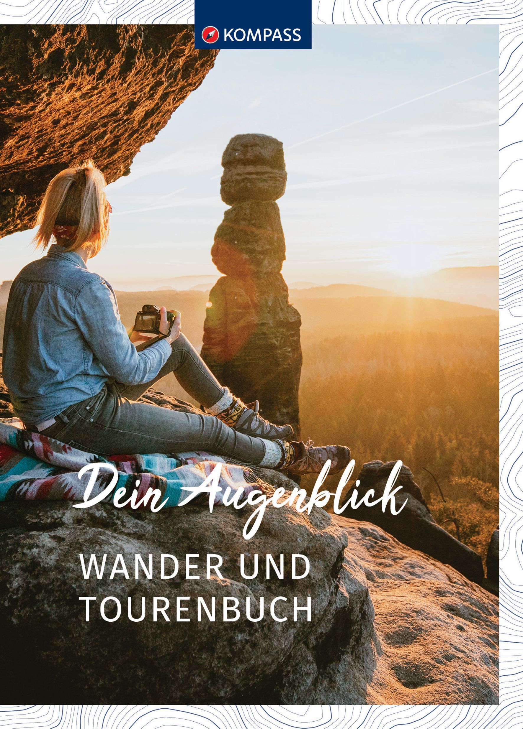 9783991540311 Cover Kompass Reisebuch Dein Augenblick Wander und Tourenbuch