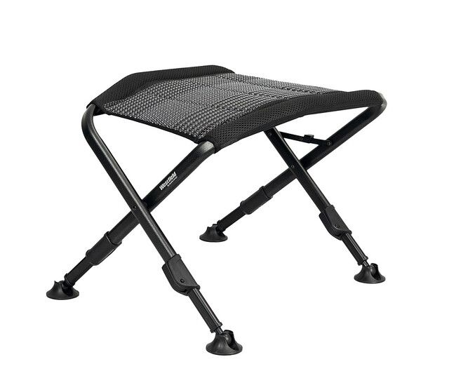 Beinauflage Faltbarer Hocker, Mesh-Sitz, Aluminiumbeine, Tragbarer Hocker, Rutschfeste Füße