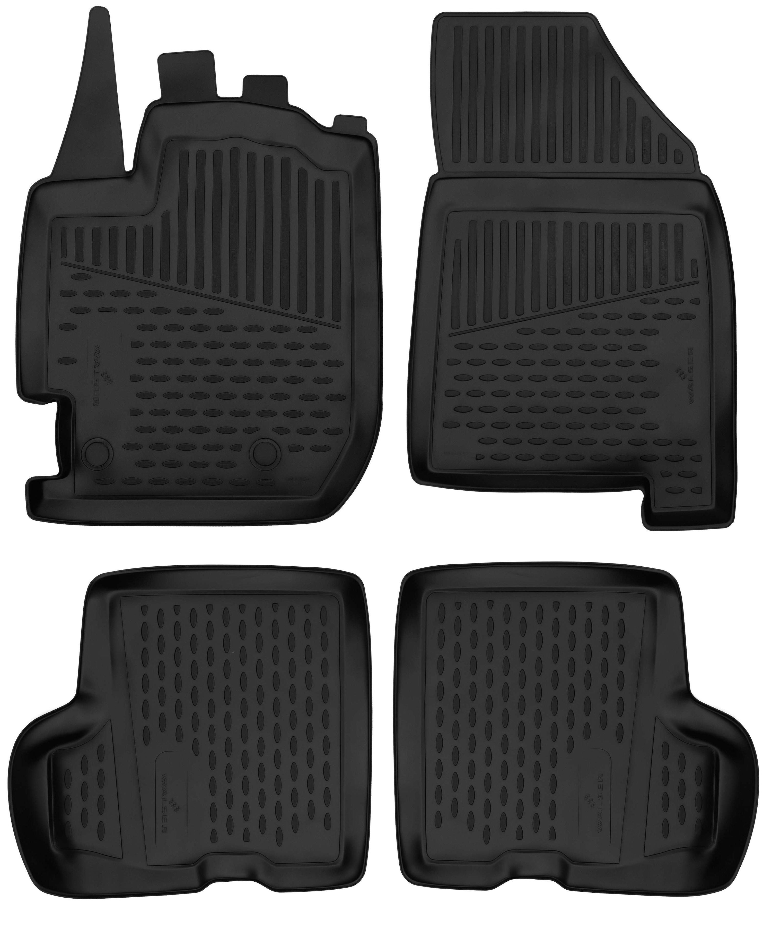 Gummimatten XTR für Dacia Duster Komplettset