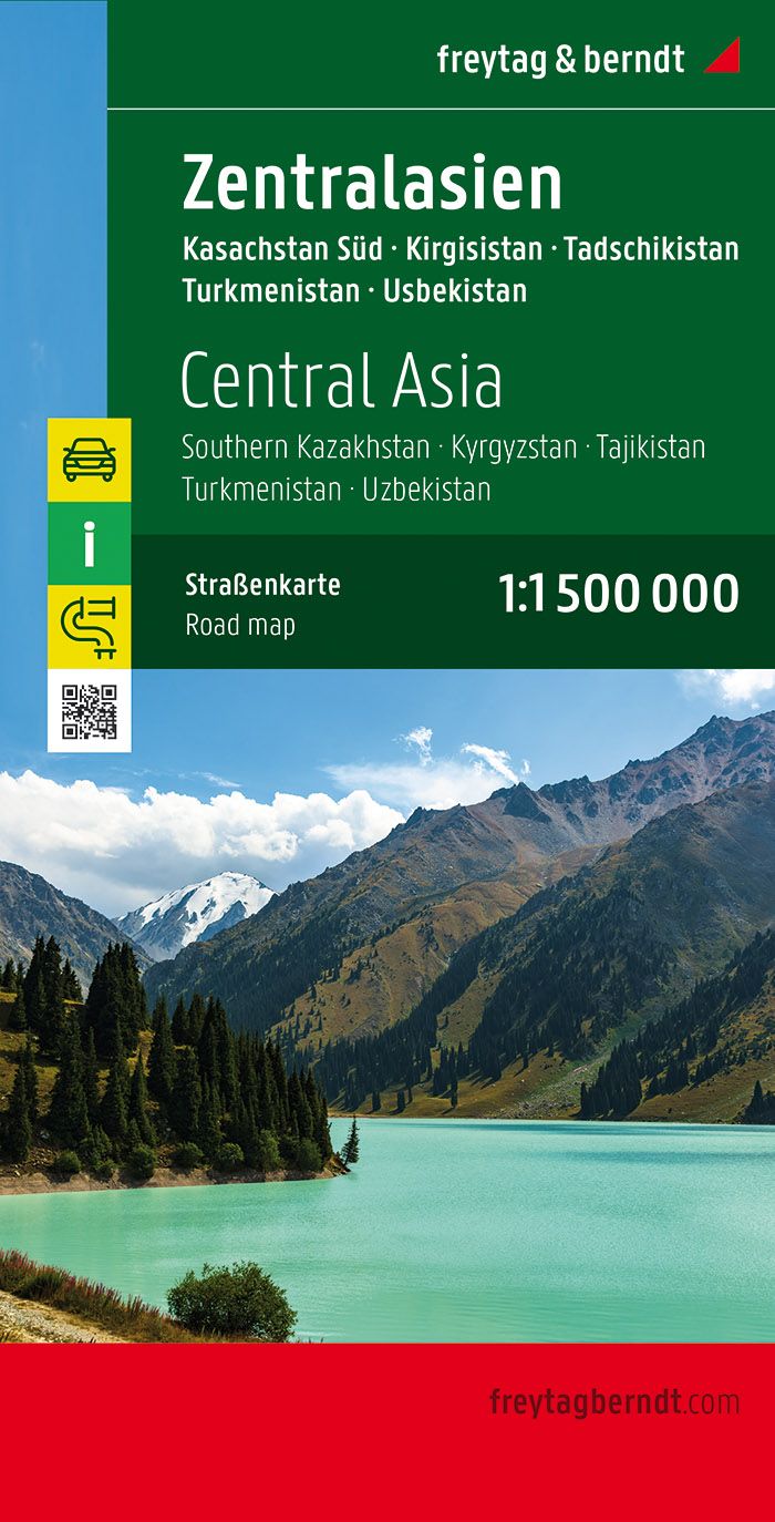 AK155_VS_9783707909753 Cover Freytag&Berndt Autokarte Zentralasien