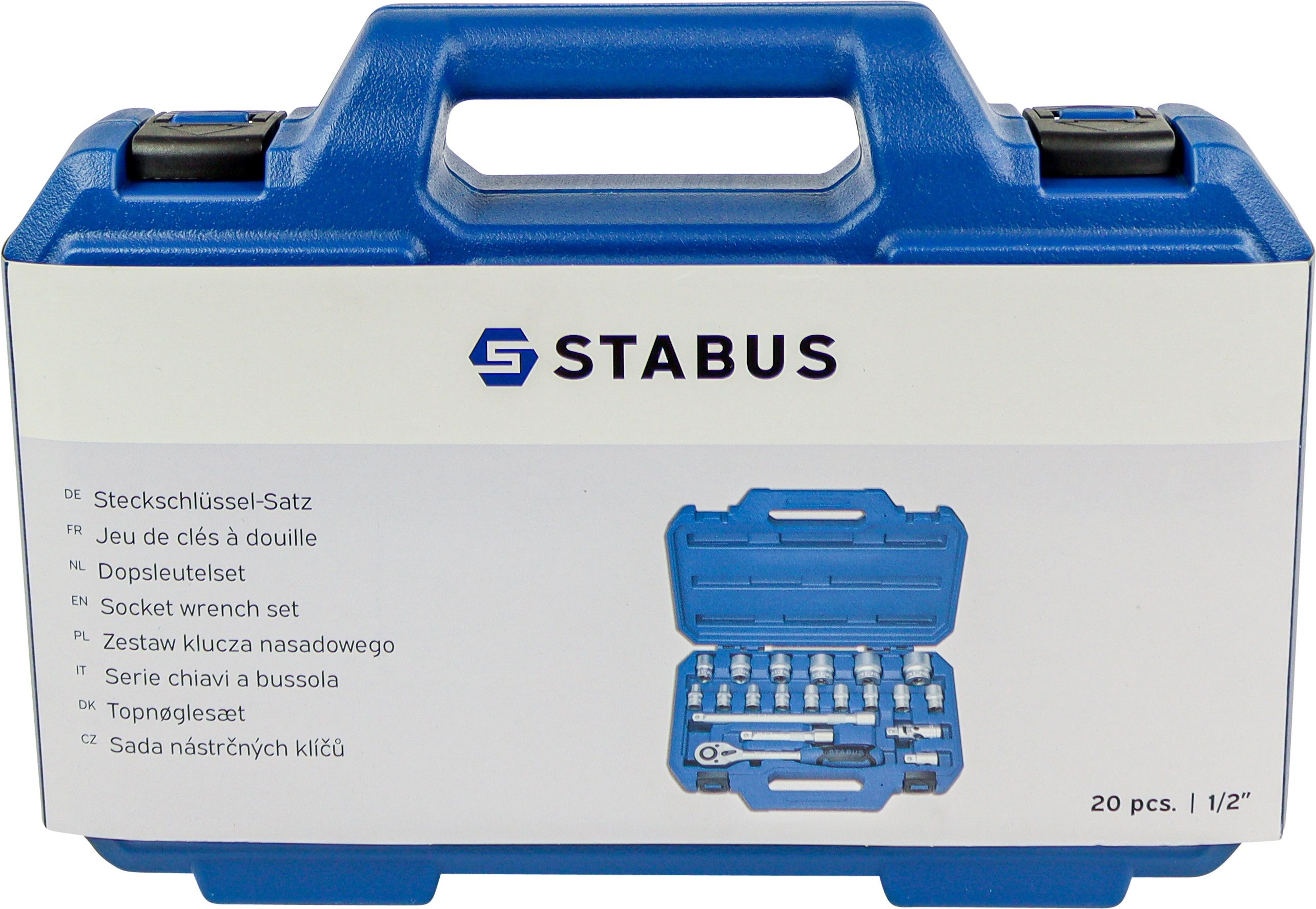 F_73968837_02 Stabus blauer Werkzeugkoffer geschlossen
