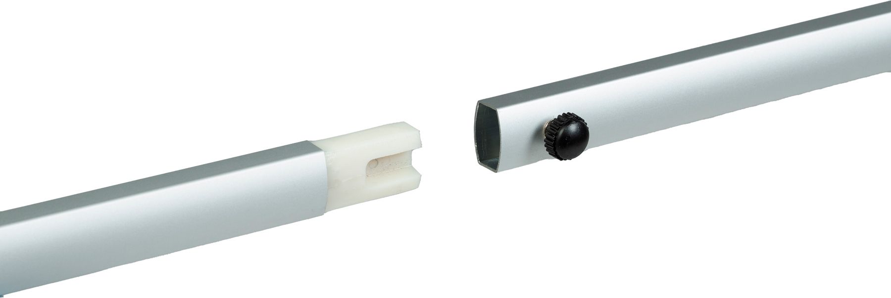 BRUNNER Tisch, Steckverbindung der Stangen