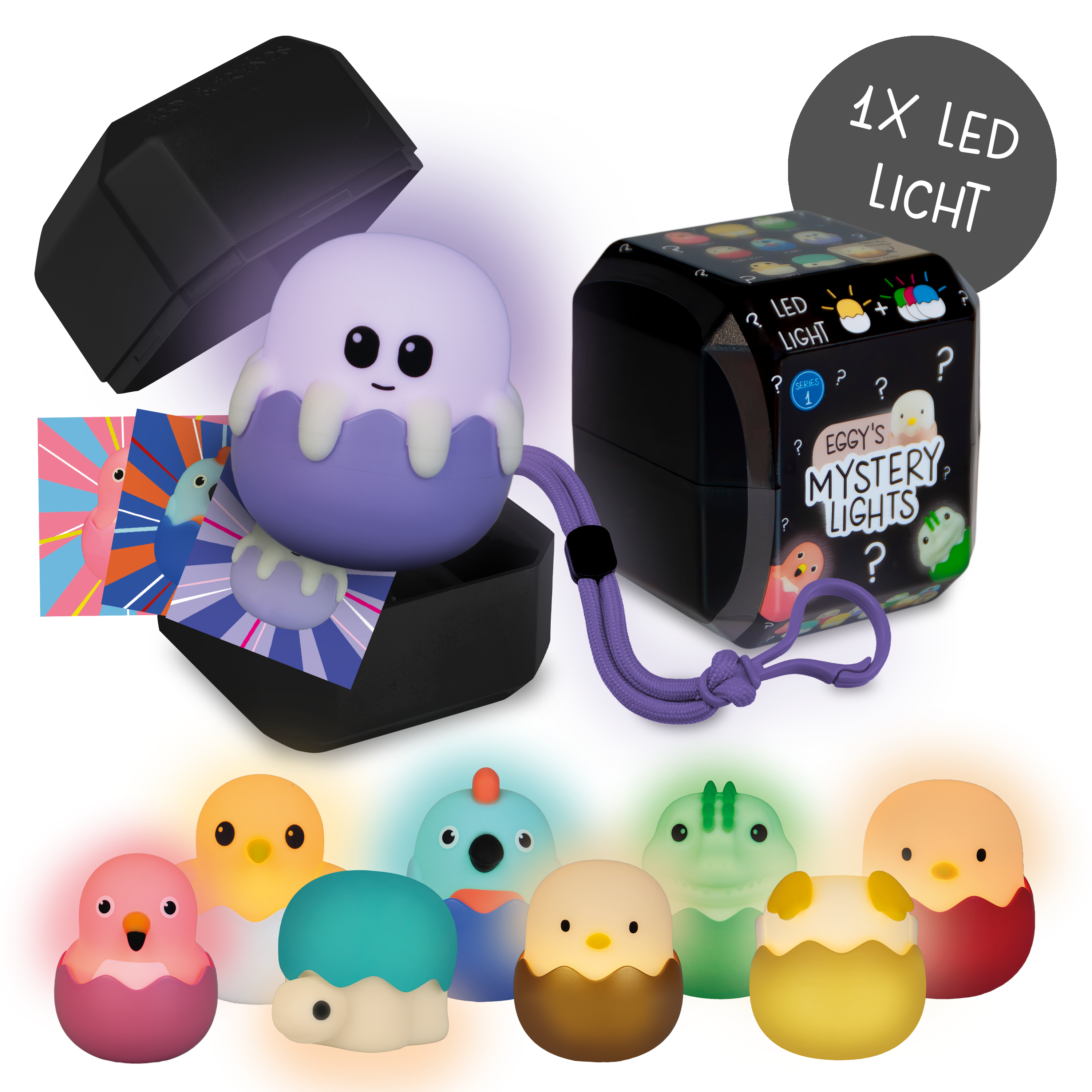 MEGALIGHT EGGY´S MYSTERY LIGHTS Serie 1 ANIMALS