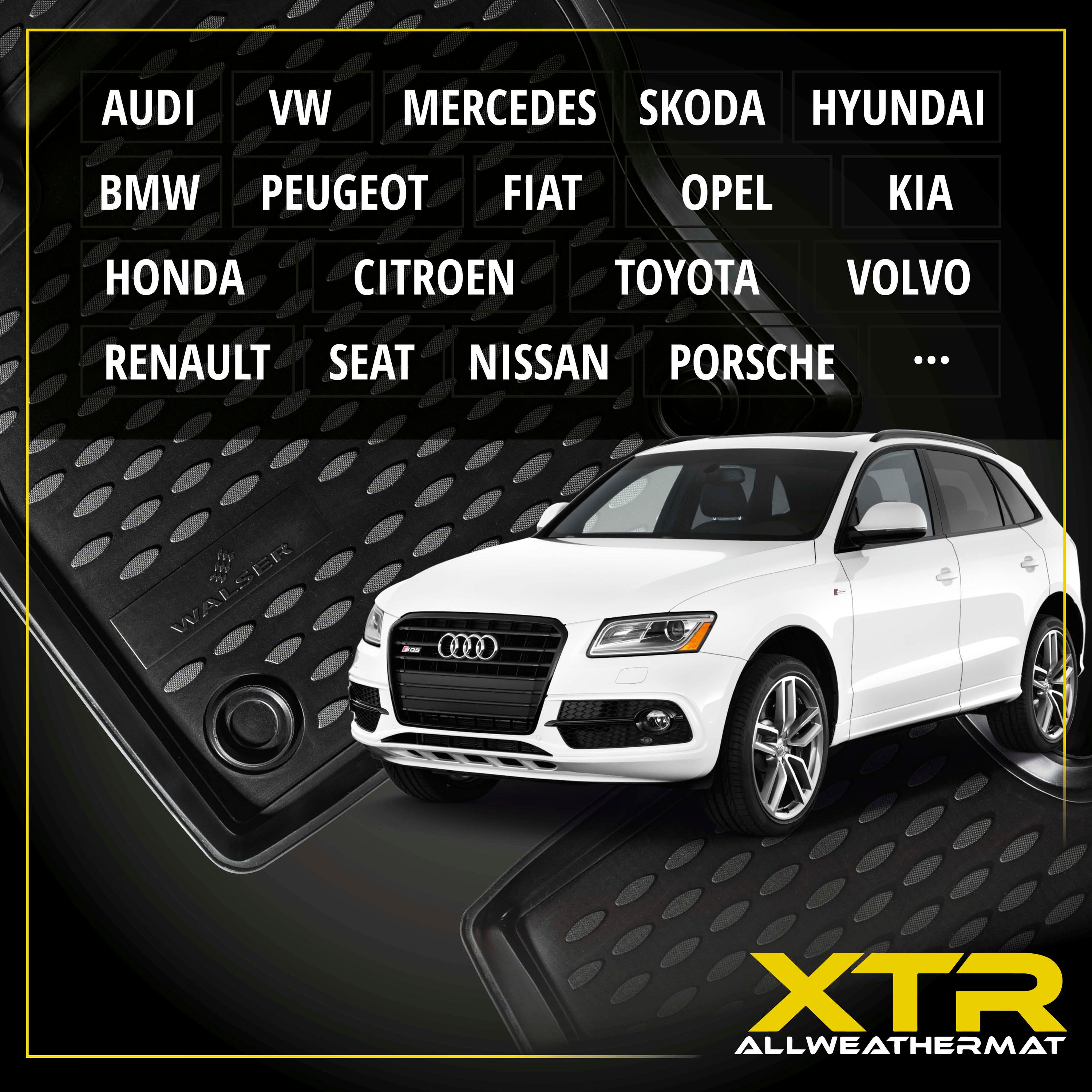 9001778751539_011 Fußmatten, Gummimatten XTR für Toyota Verso Facelift, schwarz