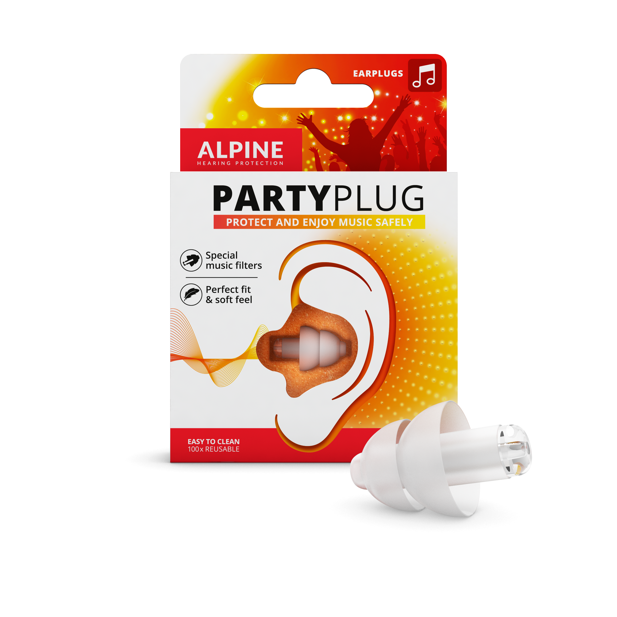 PartyPlug-transparant-Packshot-met-oordop2 ohrstöpsel