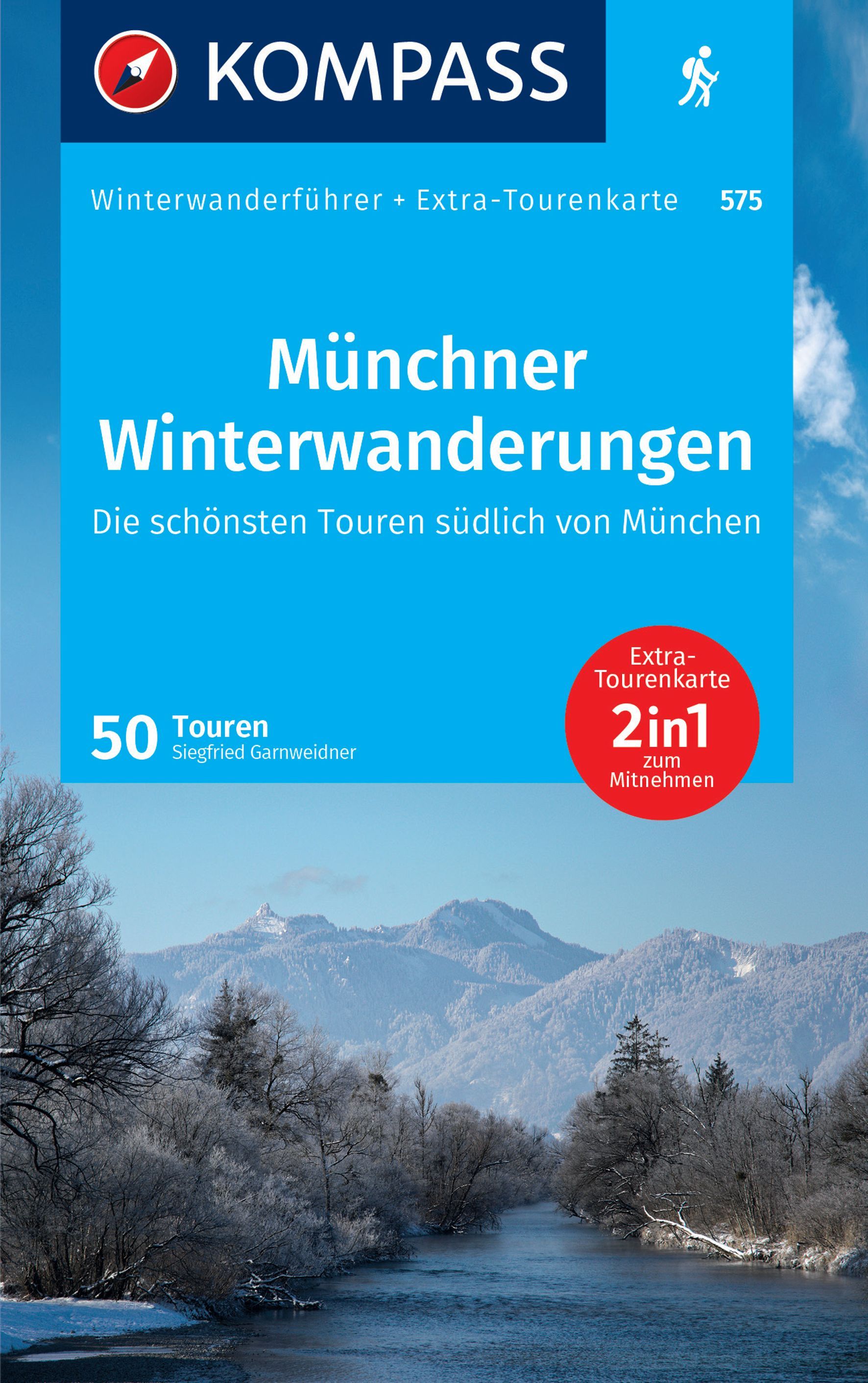 9783991540212 Cover Kompass Wanderführer München Winterwanderungen